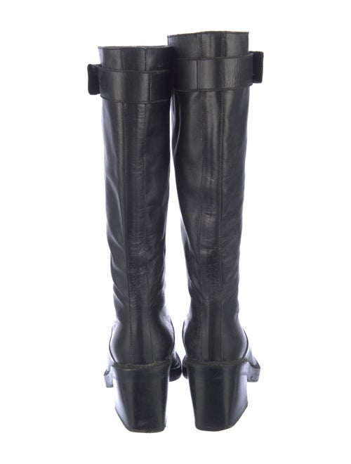Helmut Lang Leather Riding Boots