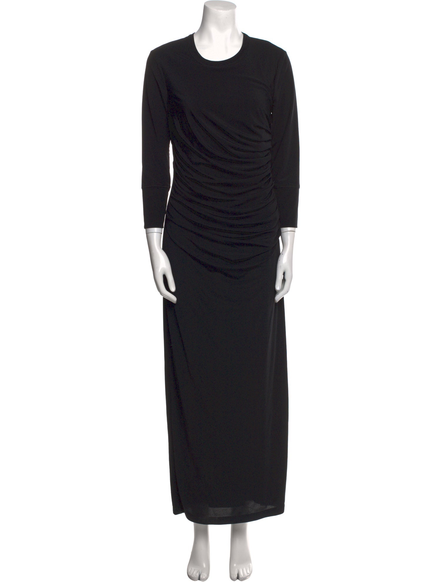 Helmut Lang Crew Neck Long Dress