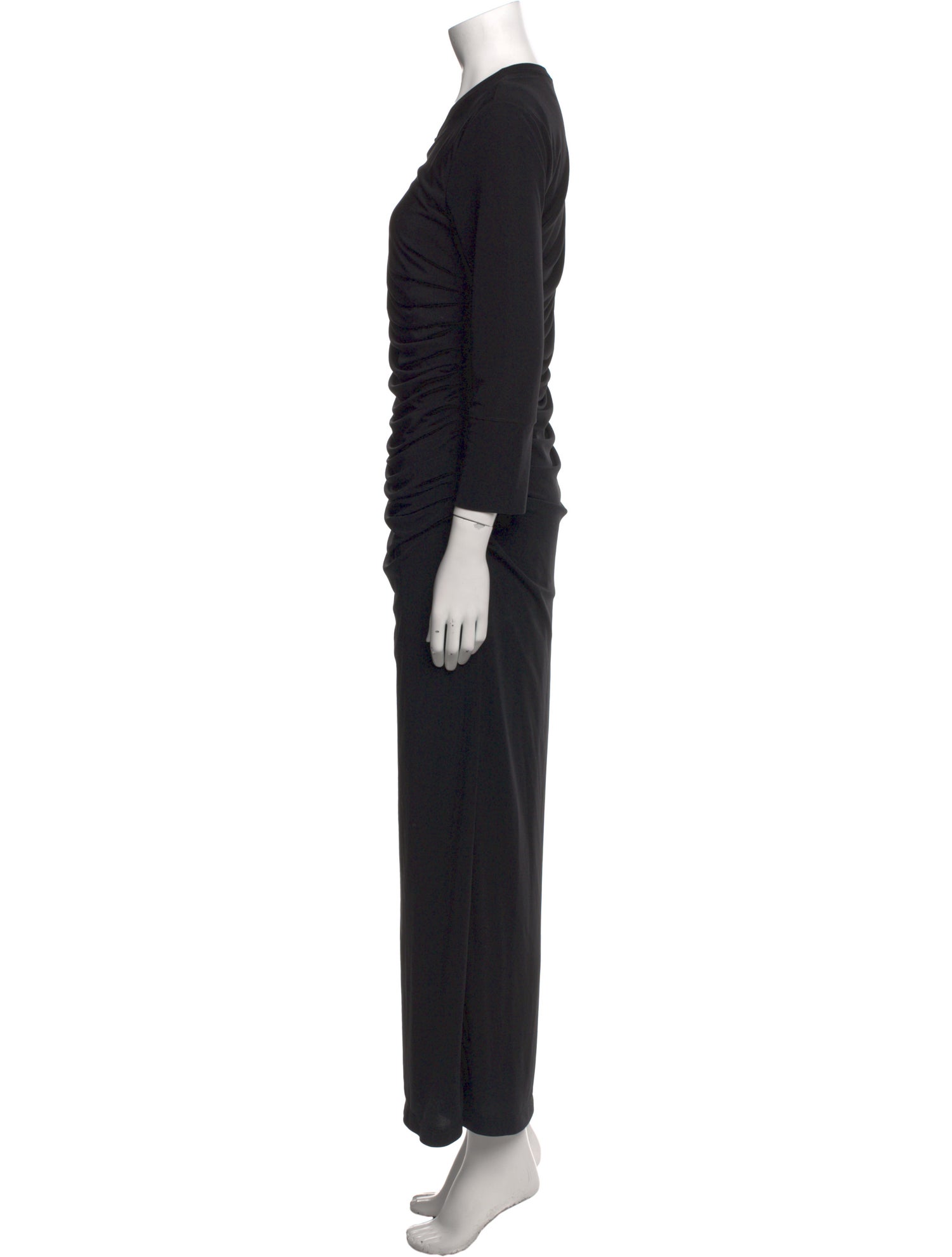 Helmut Lang Crew Neck Long Dress