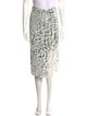 Helmut Lang Printed Midi Length Skirt