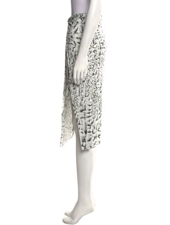 Helmut Lang Printed Midi Length Skirt