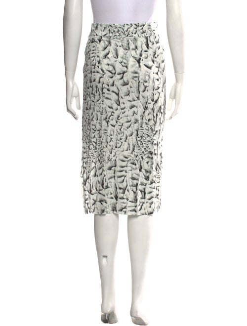 Helmut Lang Printed Midi Length Skirt