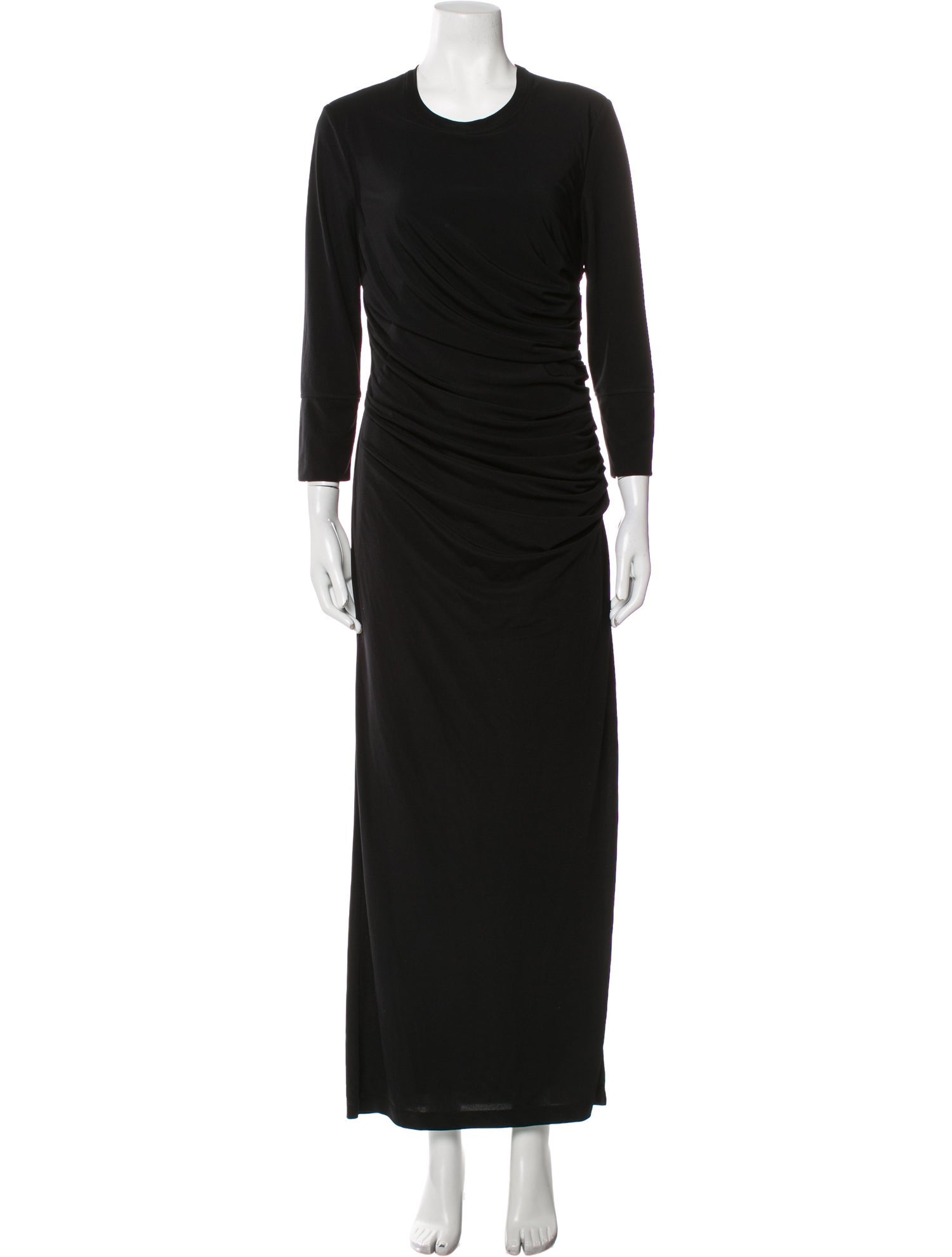 Helmut Lang Crew Neck Long Dress