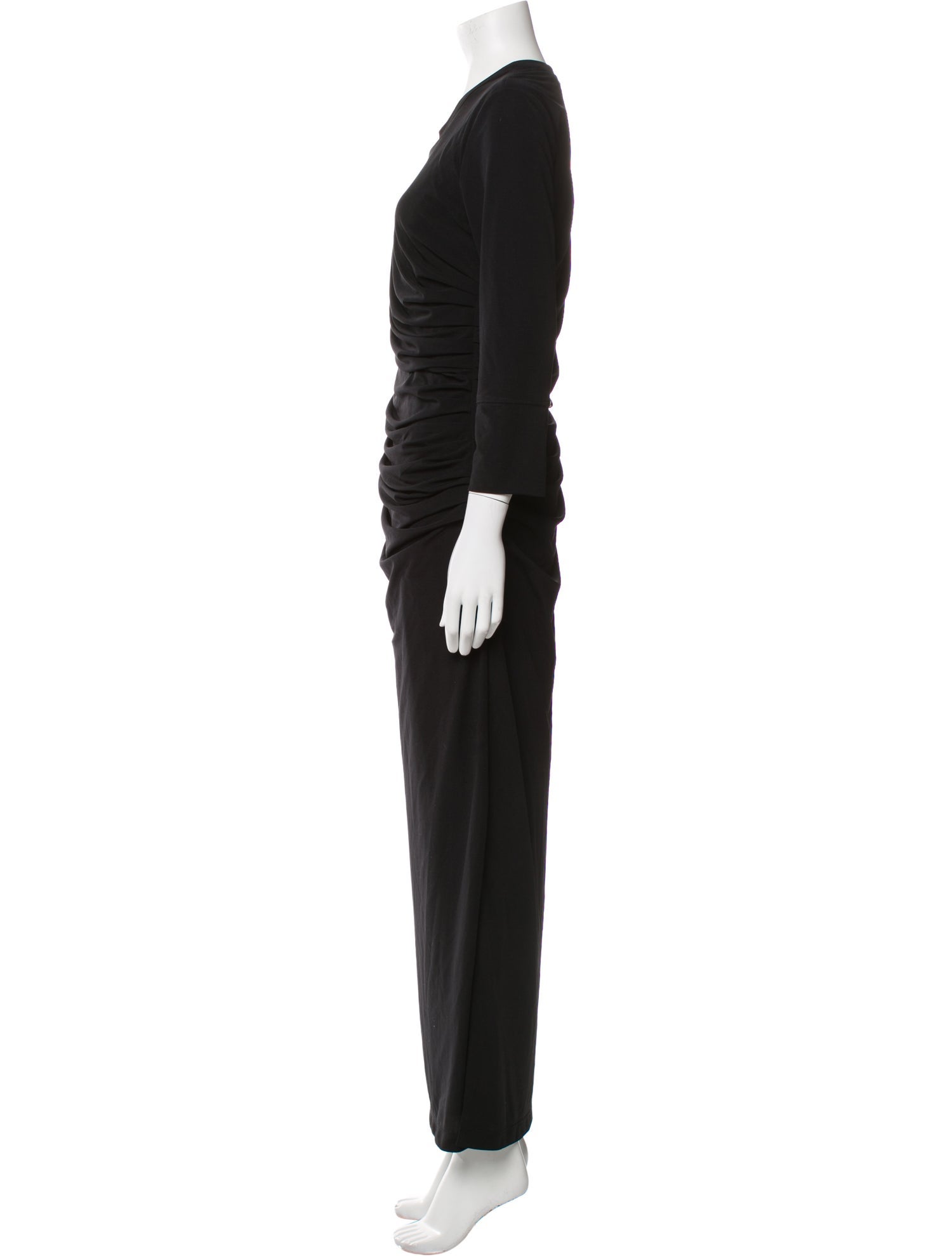 Helmut Lang Crew Neck Long Dress