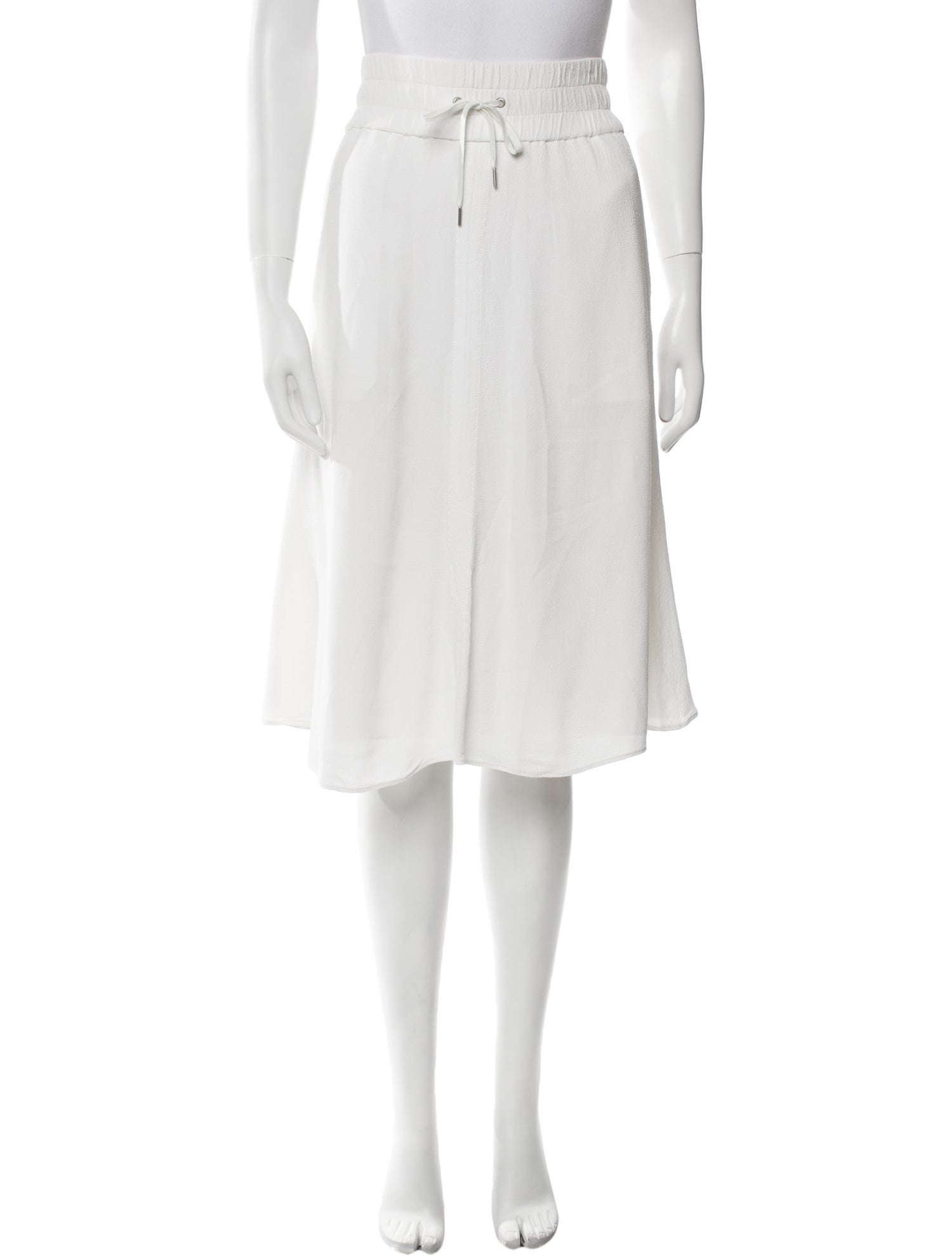 Helmut Lang Ruffle Embellishment Knee-Length Skirt