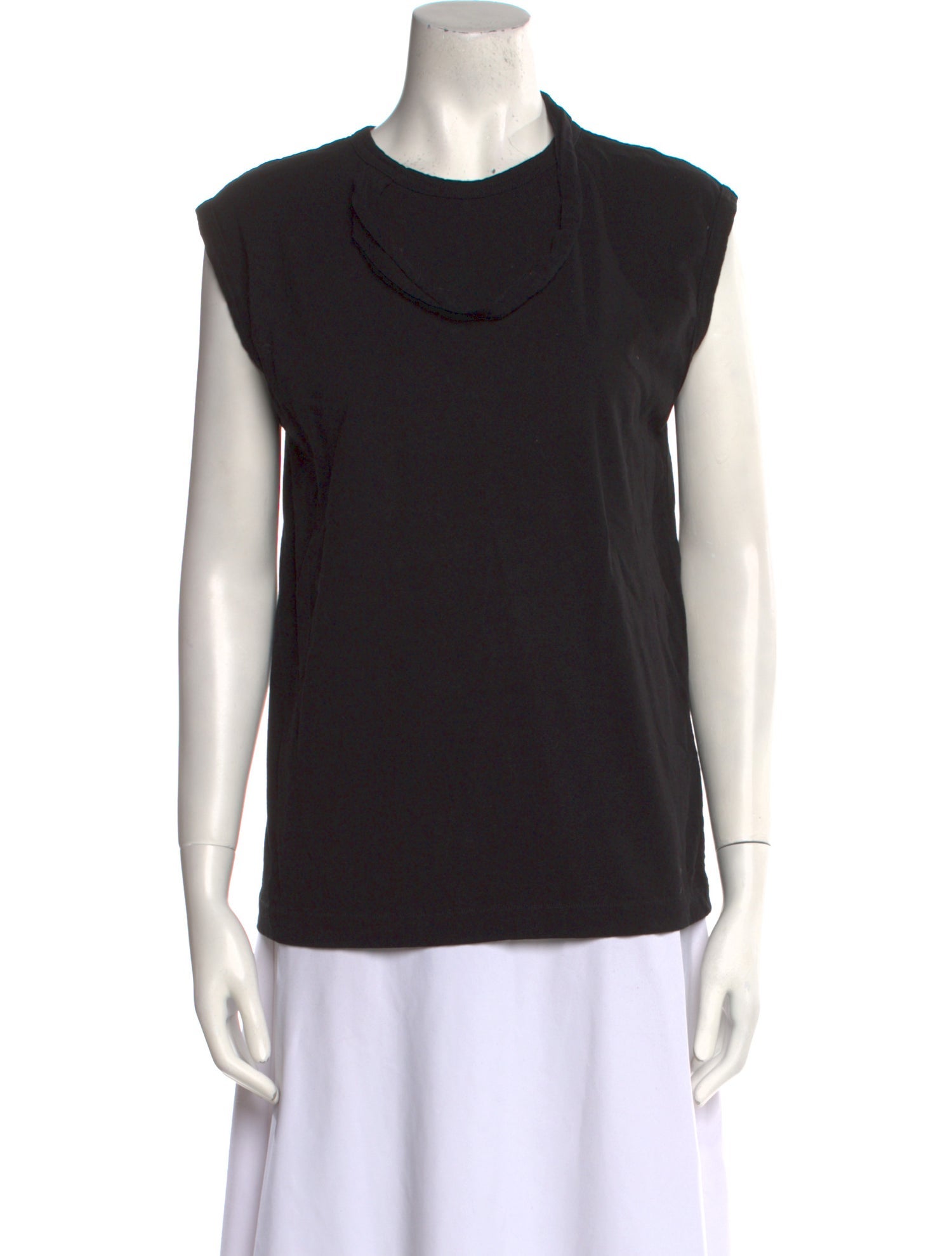 Helmut Lang Cowl Neck Sleeveless Top