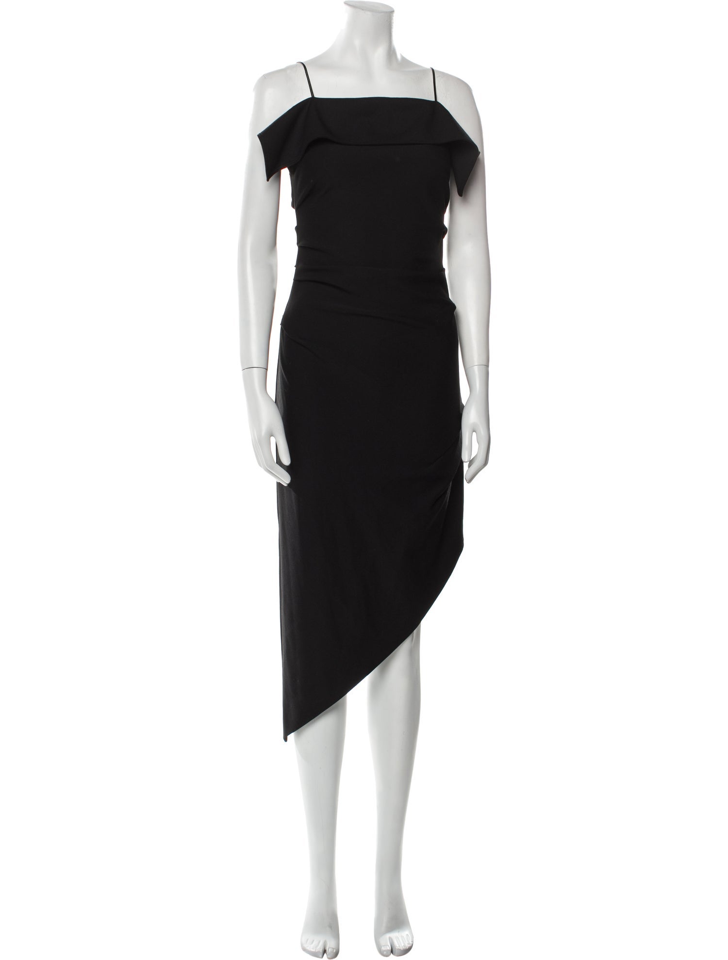 Helmut Lang Square Neckline Long Dress