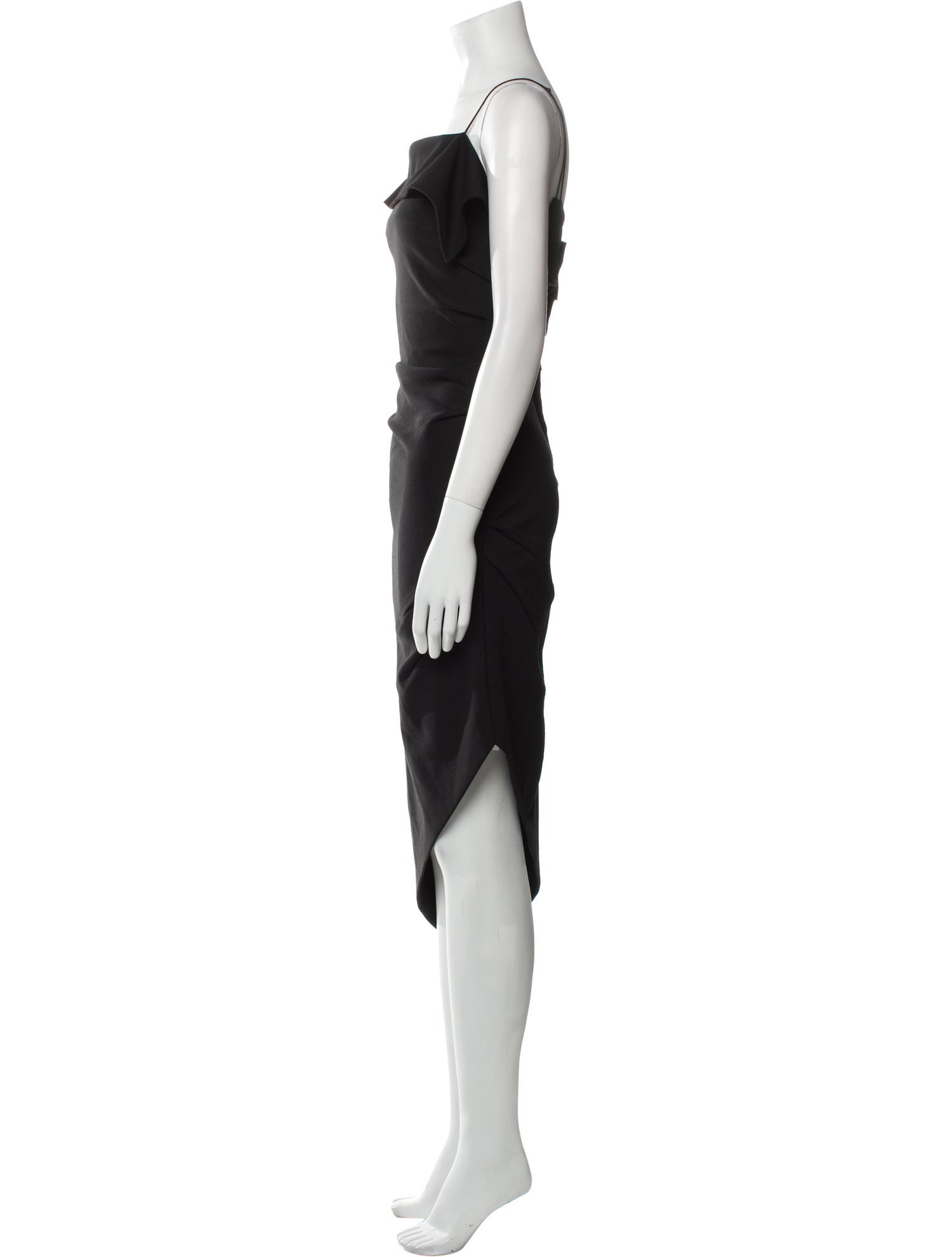 Helmut Lang Square Neckline Long Dress