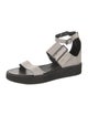 Helmut Lang Suede Sandals