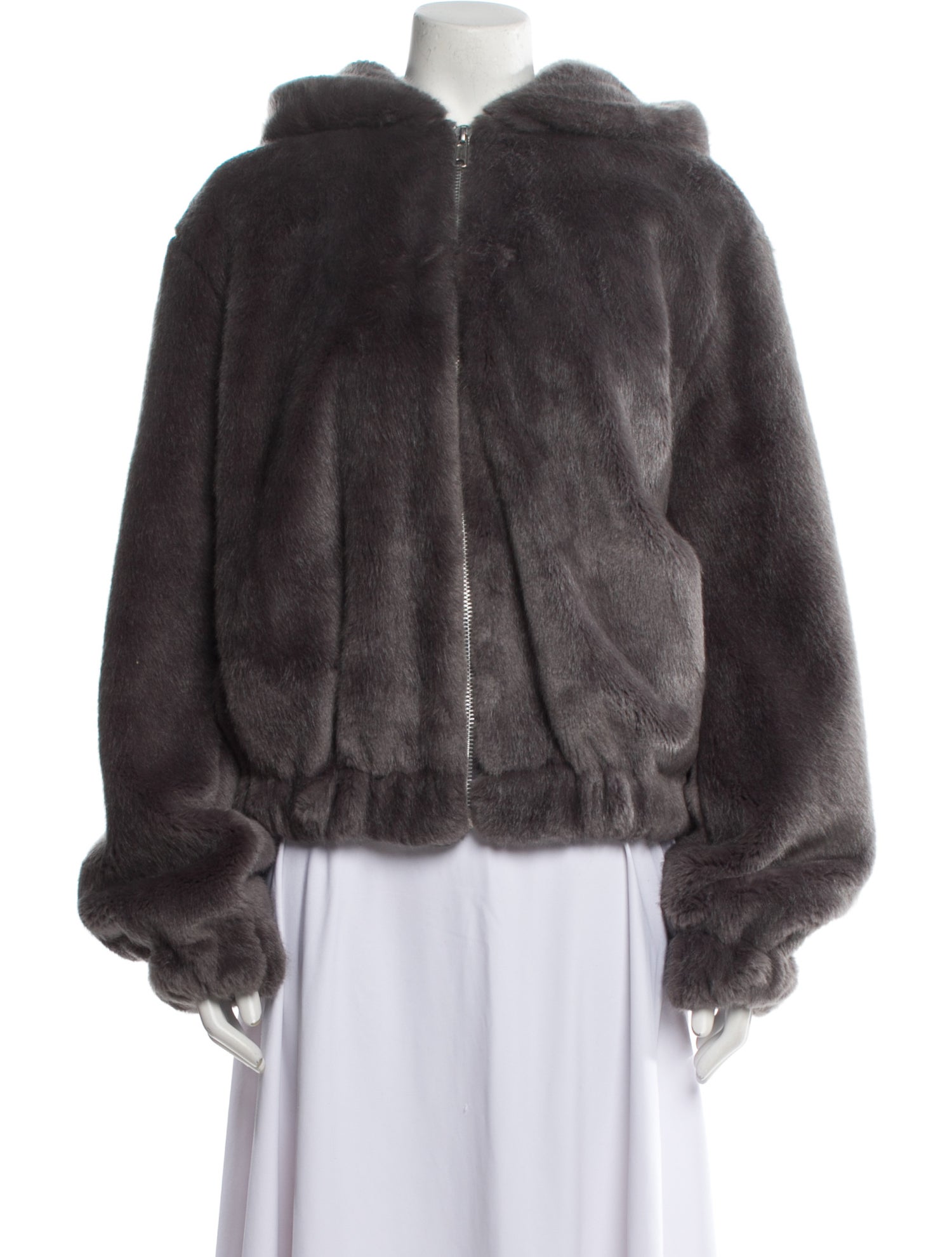 Helmut Lang Fur Faux Fur Coat