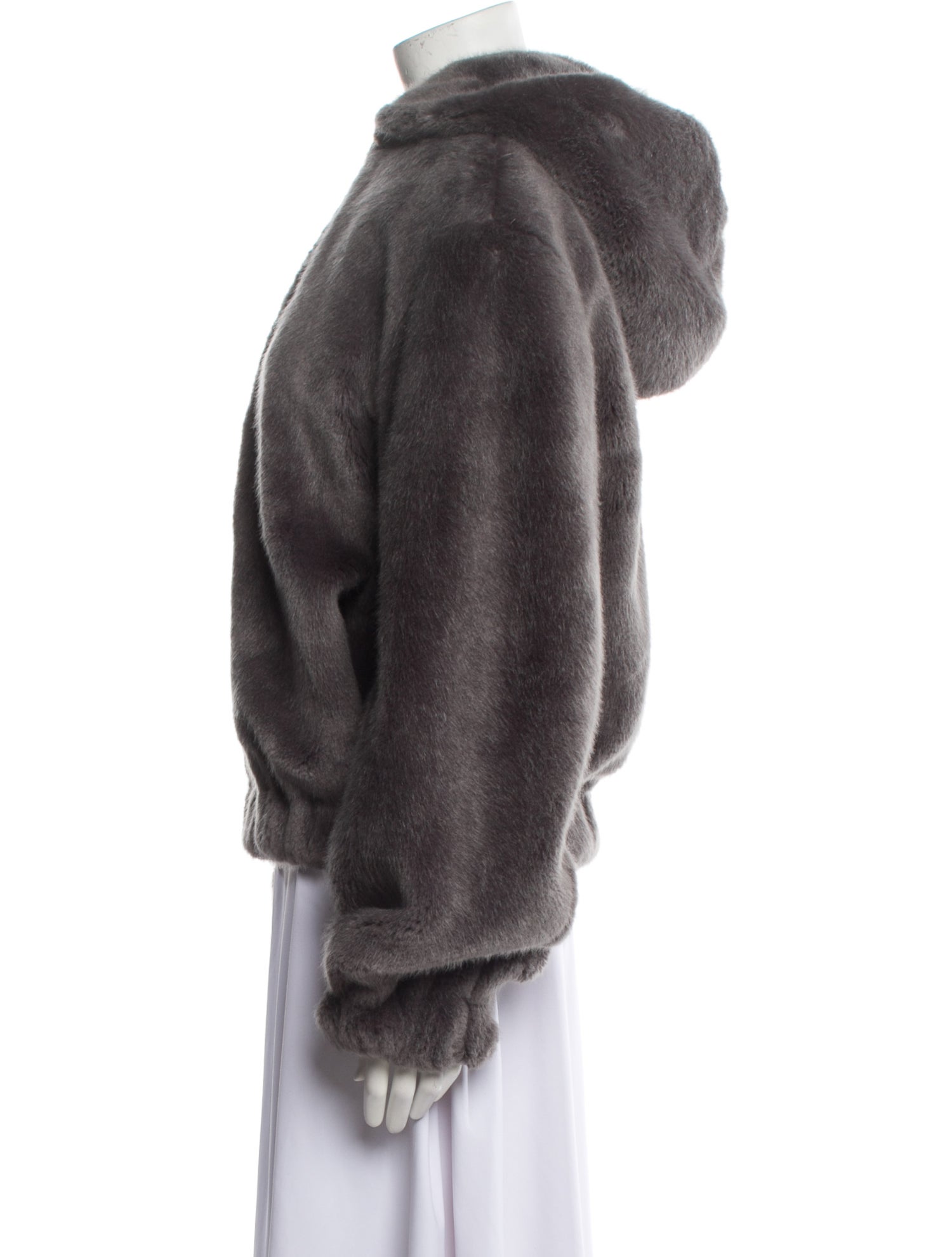 Helmut Lang Fur Faux Fur Coat