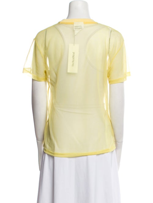 Helmut Lang Mock Neck Short Sleeve T-Shirt