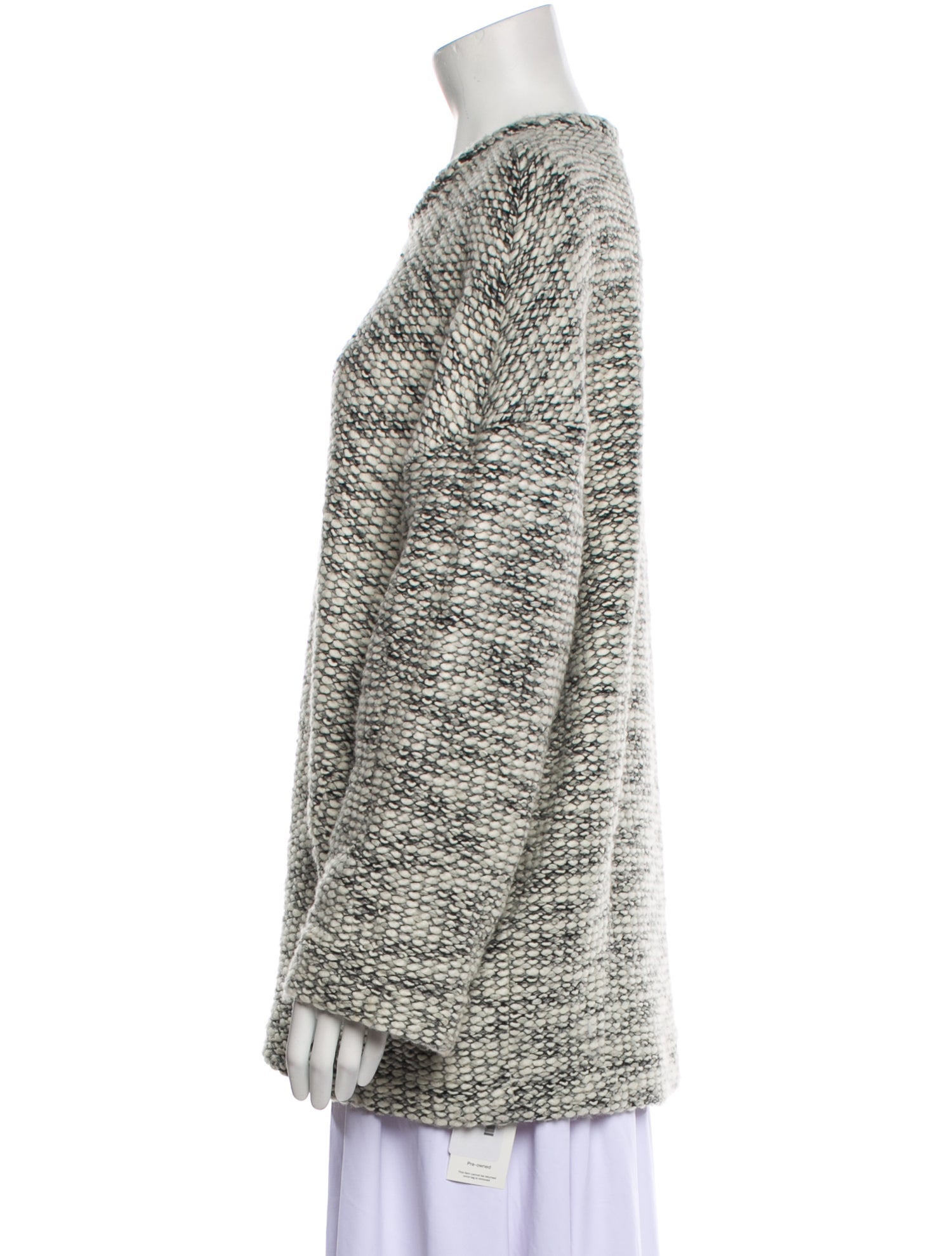 Helmut Lang Printed Scoop Neck Sweater