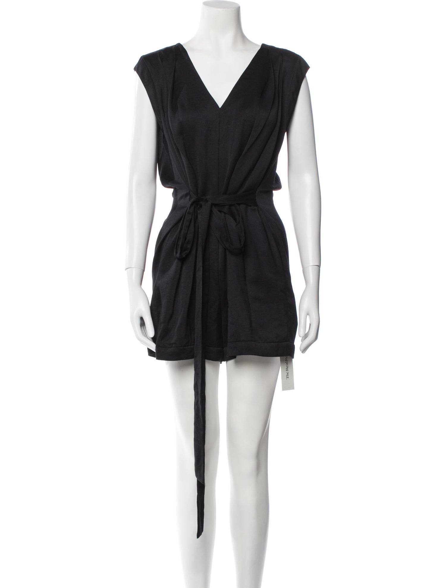 Helmut Lang Silk V-Neck Romper w/ Tags