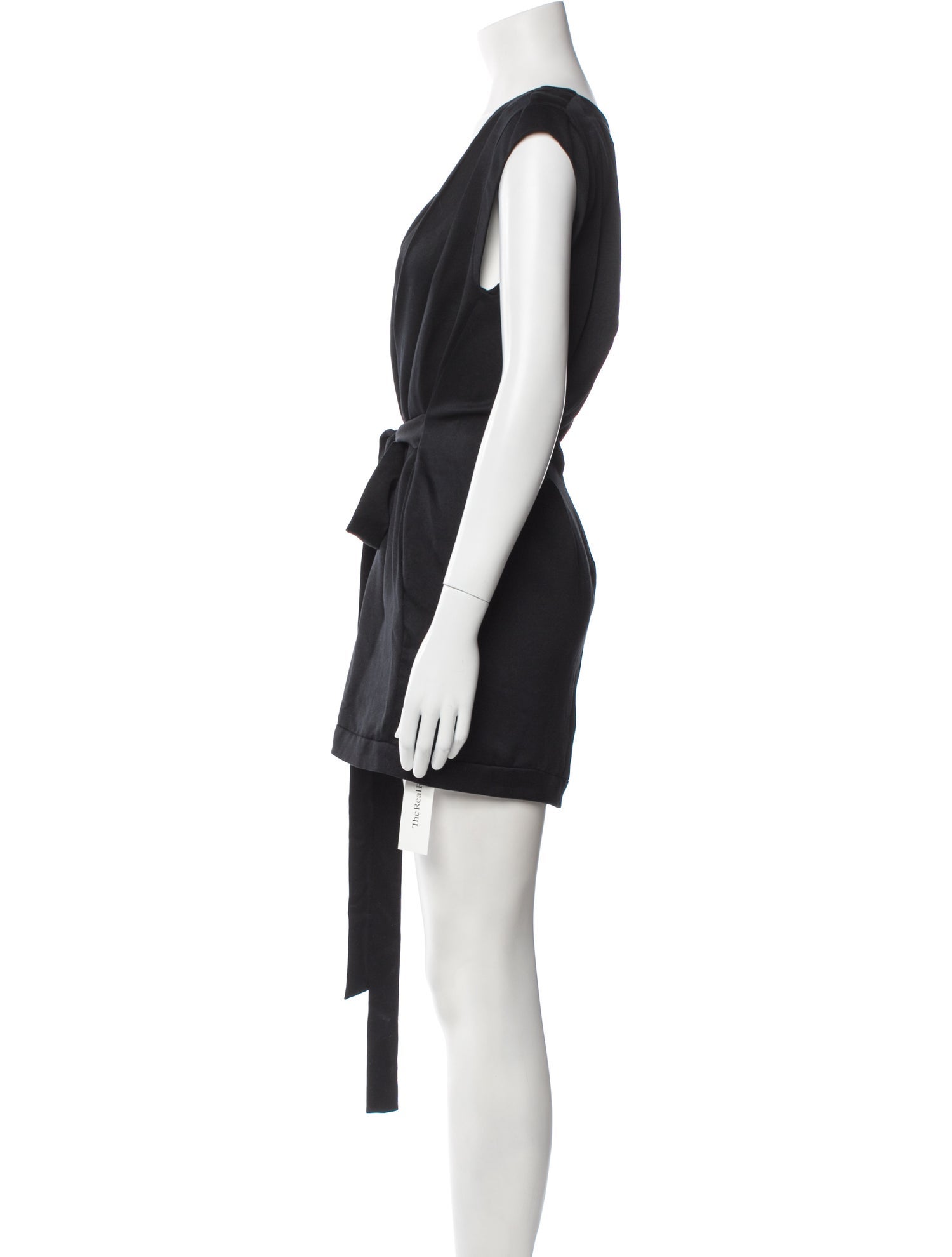 Helmut Lang Silk V-Neck Romper w/ Tags