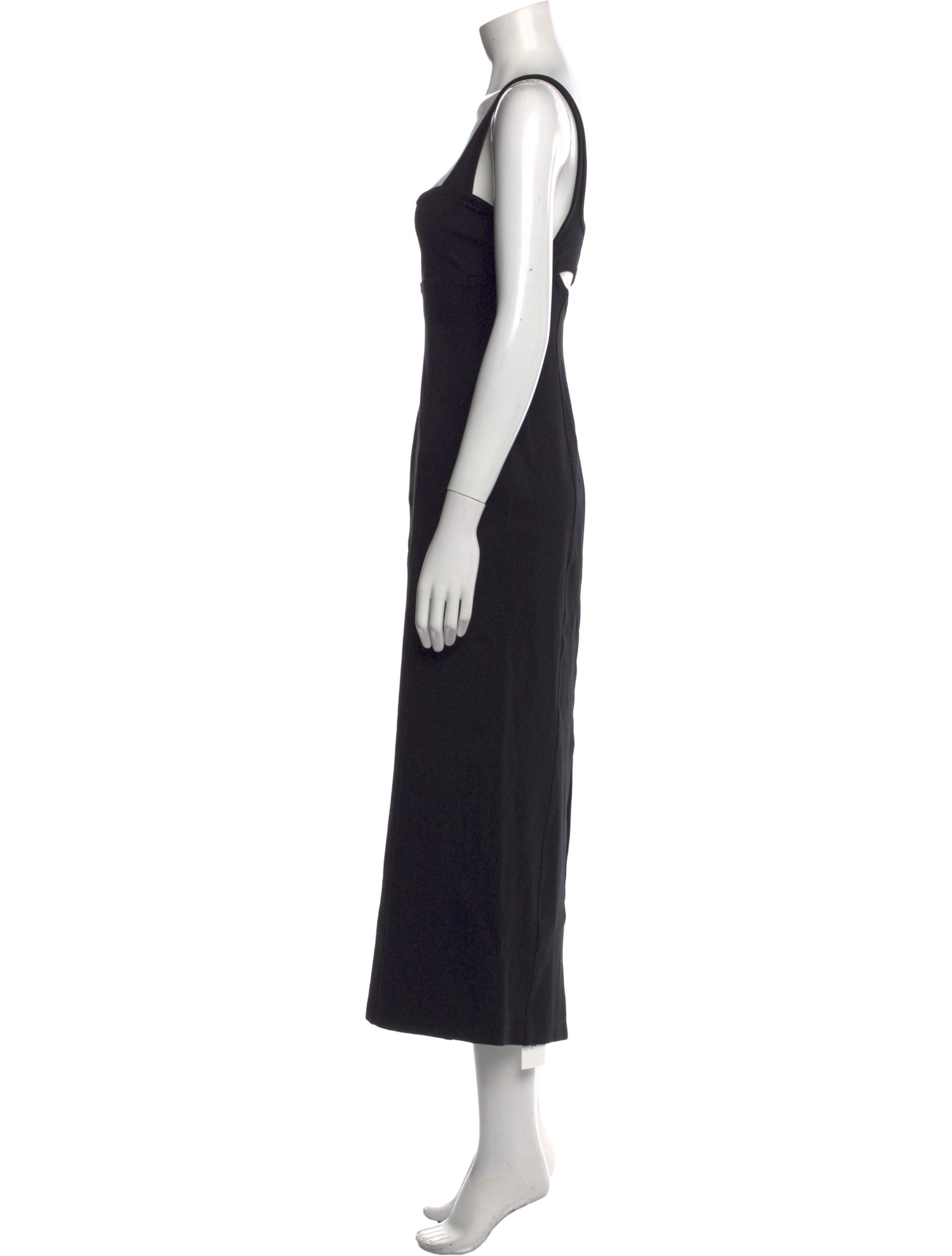 Helmut Lang Square Neckline Long Dress