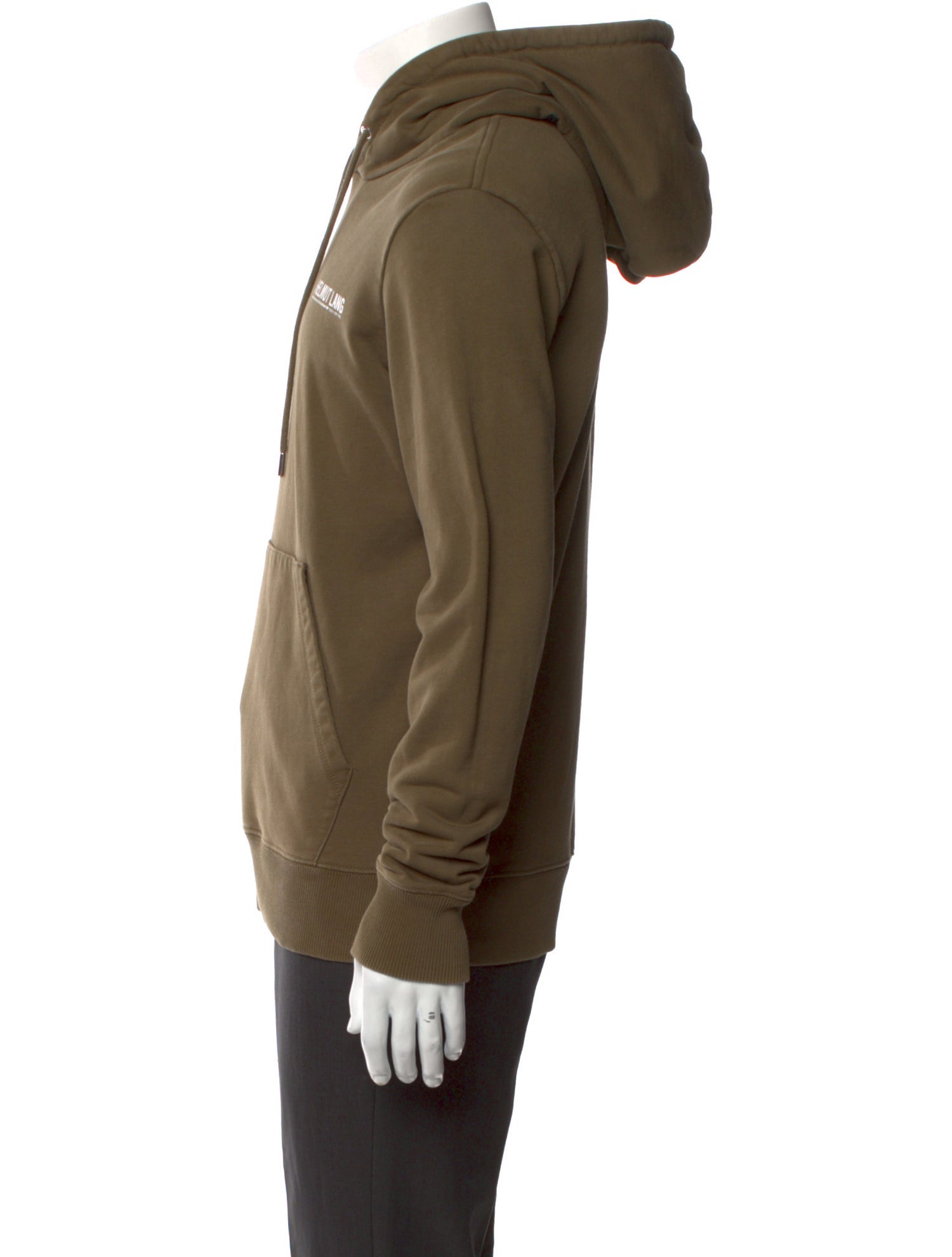 Helmut Lang Graphic Print Crew Neck Hoodie