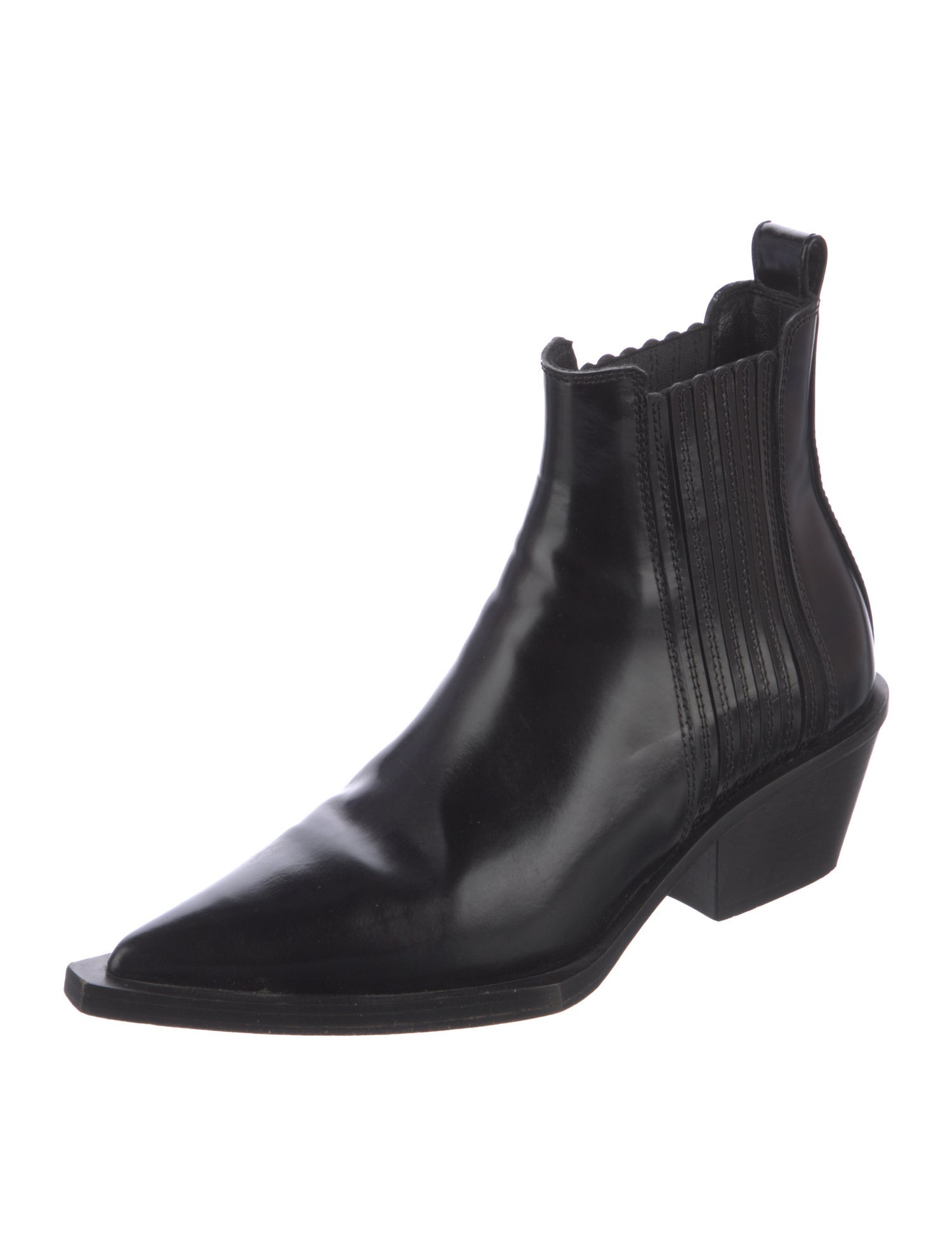 Helmut Lang Leather Chelsea Boots