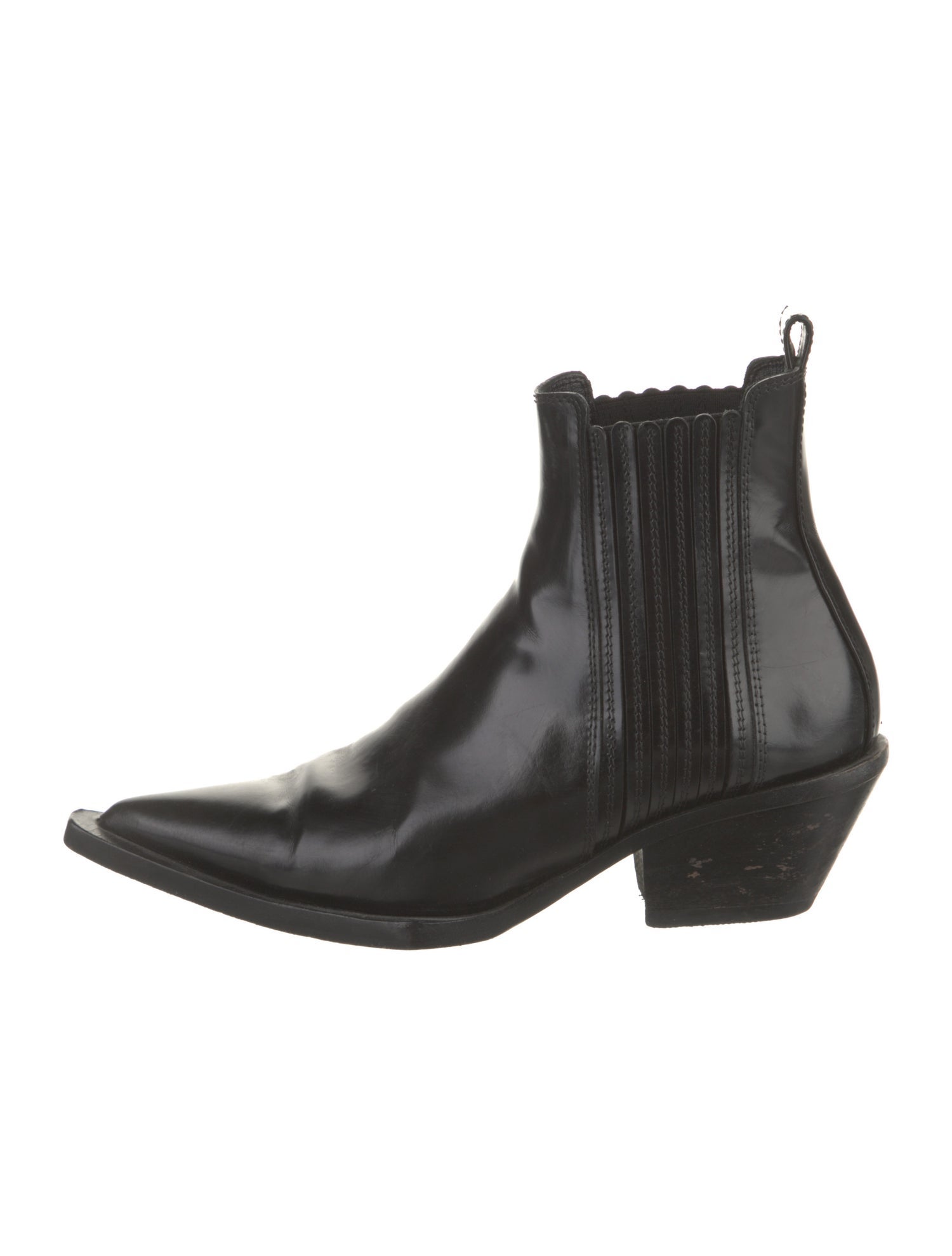 Helmut Lang Leather Chelsea Boots