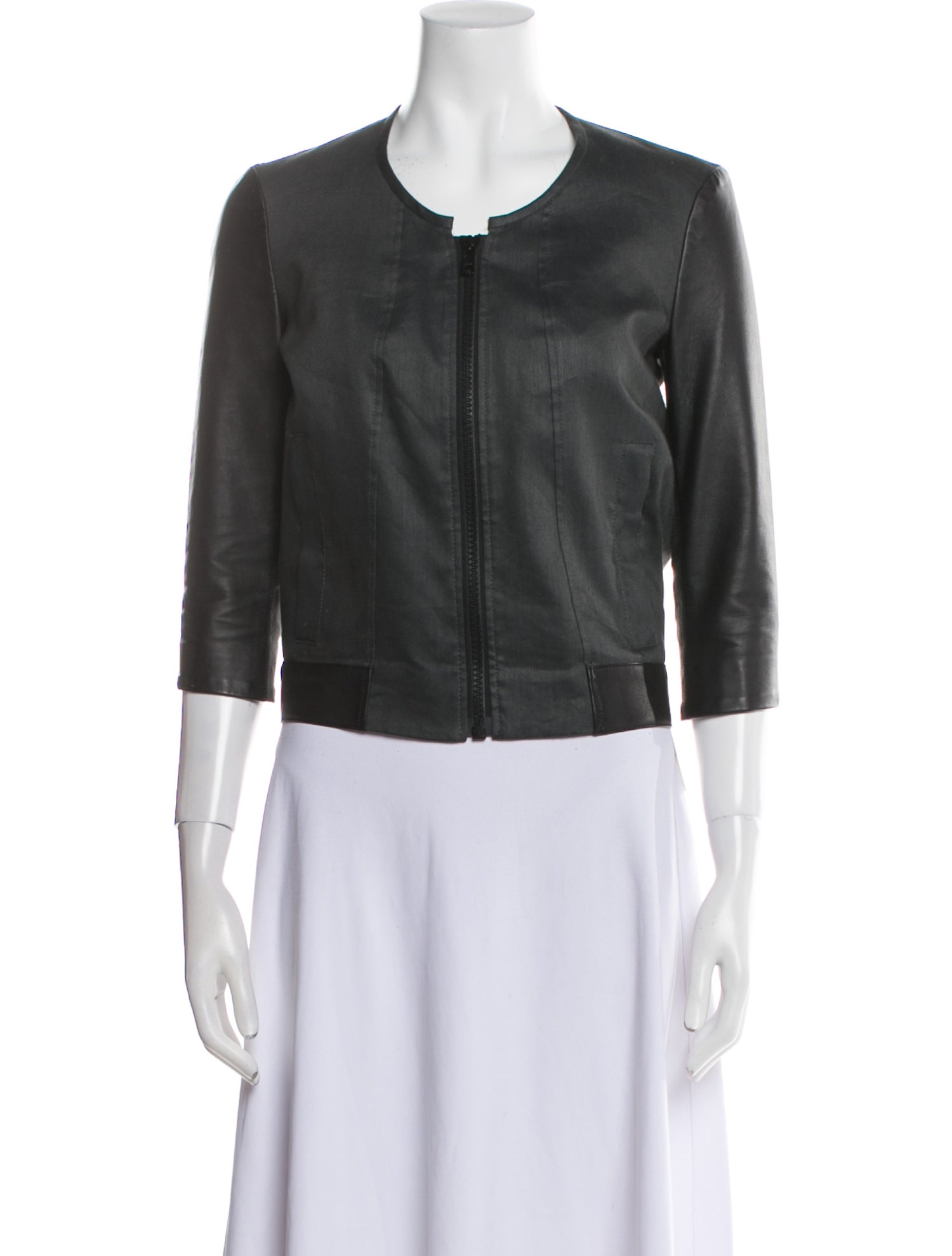 Helmut Lang Linen Biker Jacket