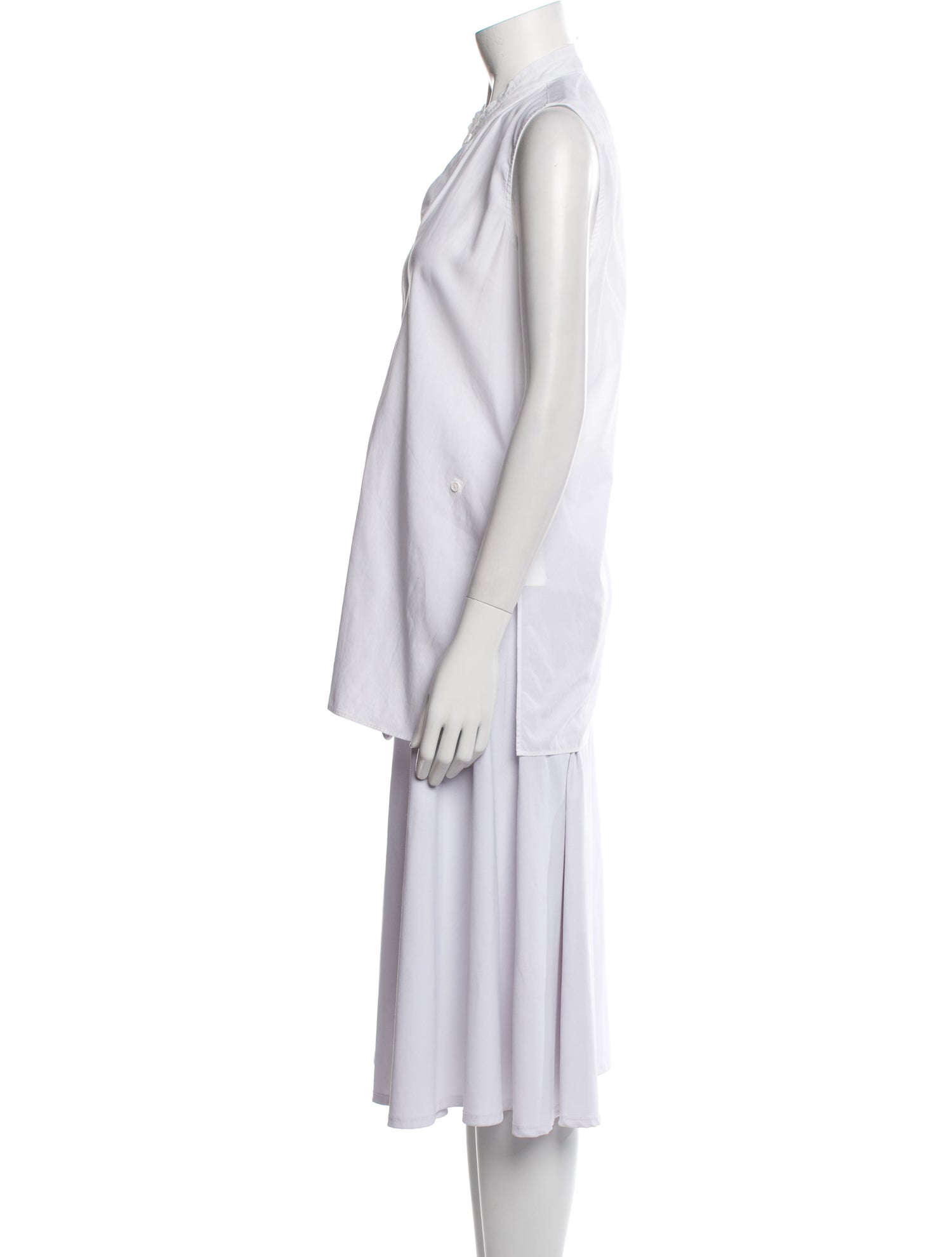 Helmut Lang V-Neck Sleeveless Tunic