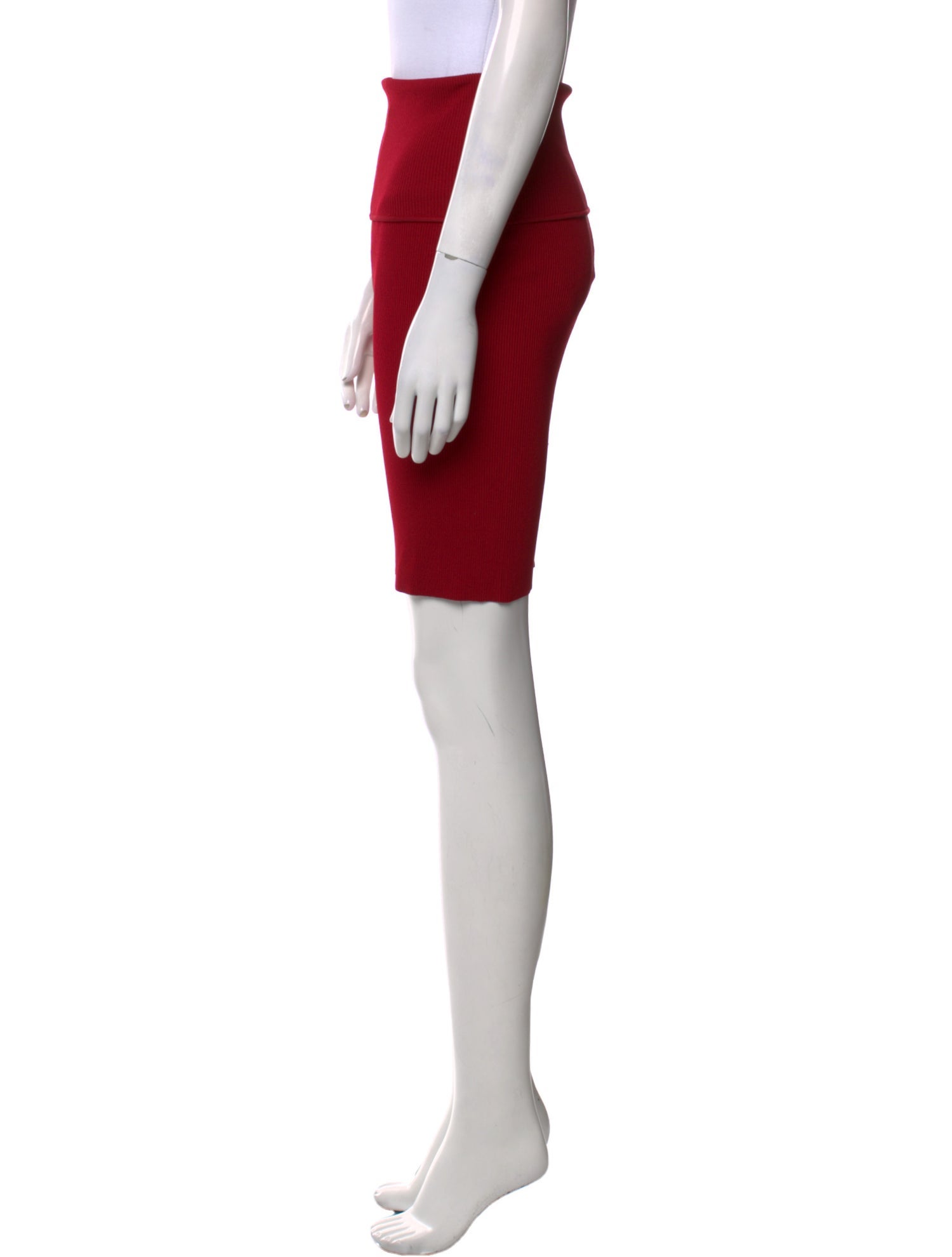 Helmut Lang Virgin Wool Knee-Length Skirt w/ Tags