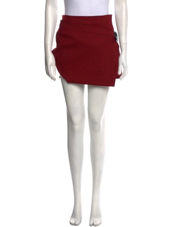 Helmut Lang Virgin Wool Mini Shorts