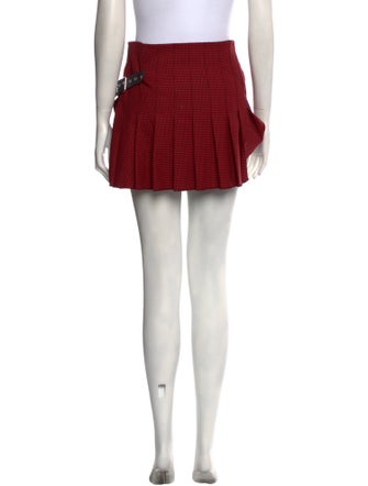 Helmut Lang Virgin Wool Mini Shorts