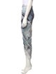 Helmut Lang Tie-Dye Print Midi Length Skirt