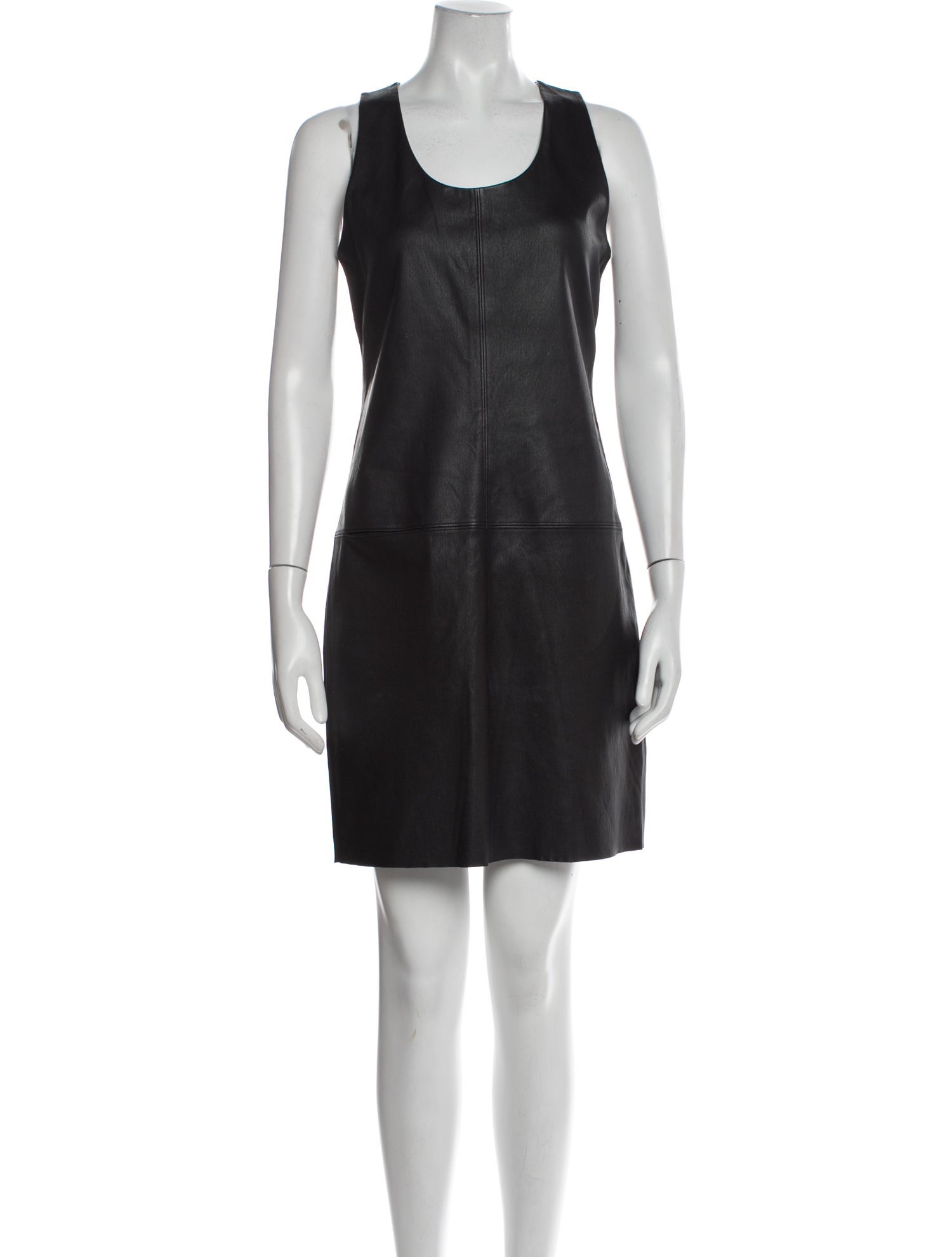 Helmut Lang Lamb Leather Mini Dress