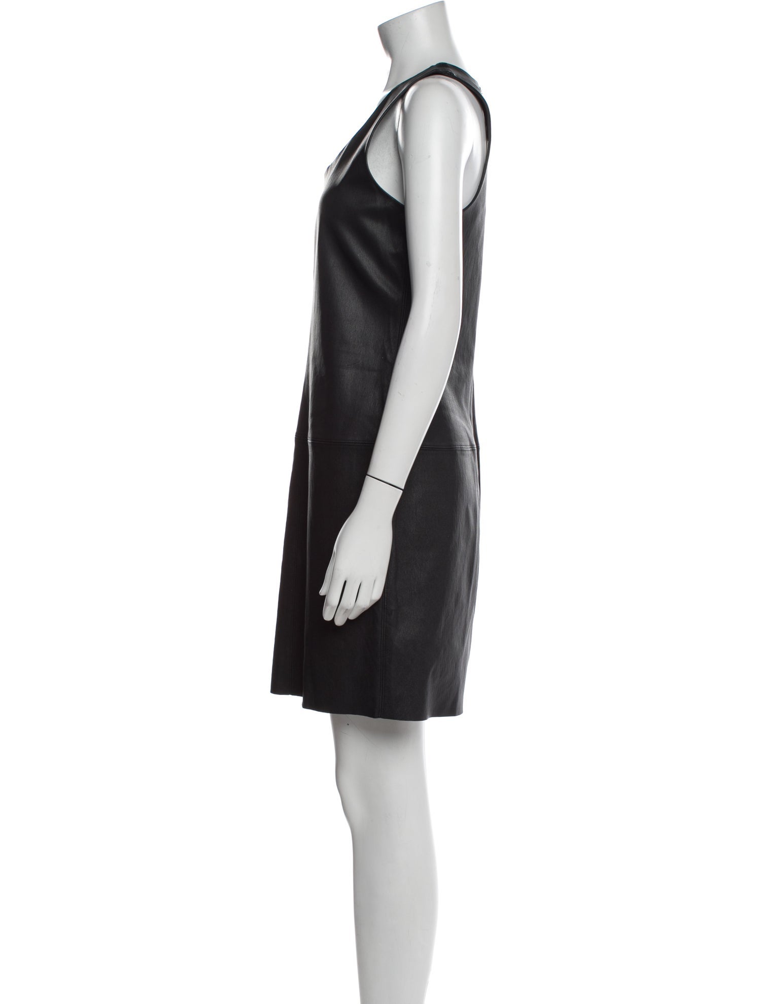 Helmut Lang Lamb Leather Mini Dress