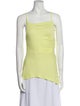 Helmut Lang Square Neckline Sleeveless Top