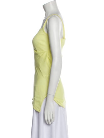 Helmut Lang Square Neckline Sleeveless Top