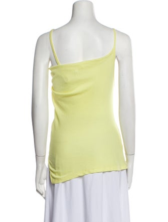 Helmut Lang Square Neckline Sleeveless Top