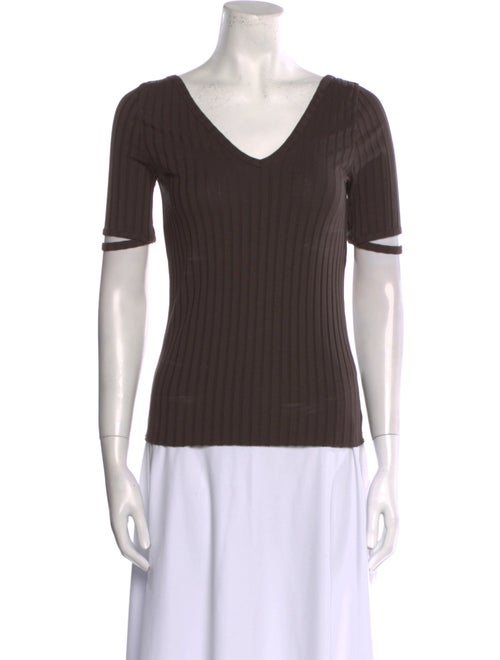 Helmut Lang V-Neck Short Sleeve T-Shirt