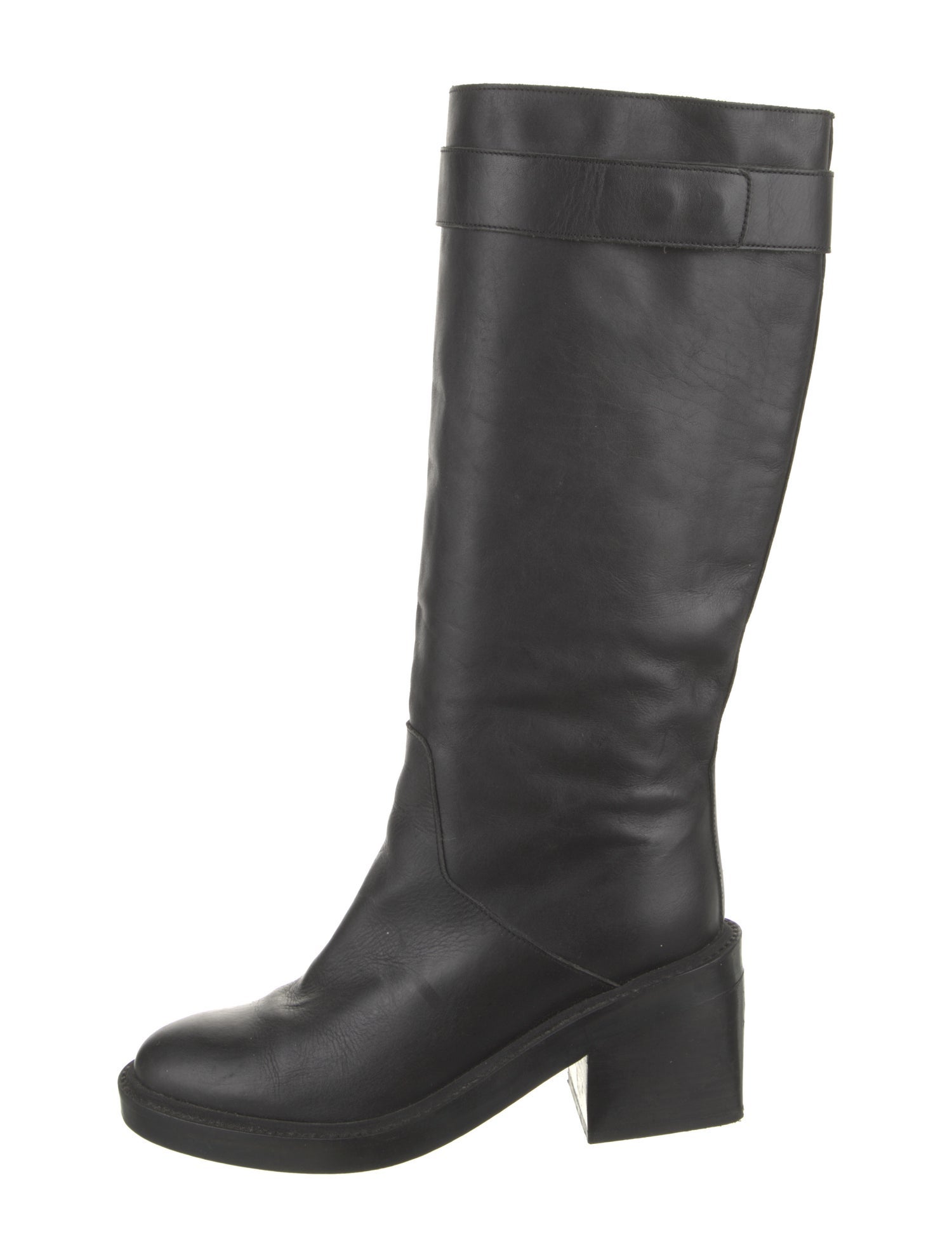 Helmut Lang Leather Riding Boots
