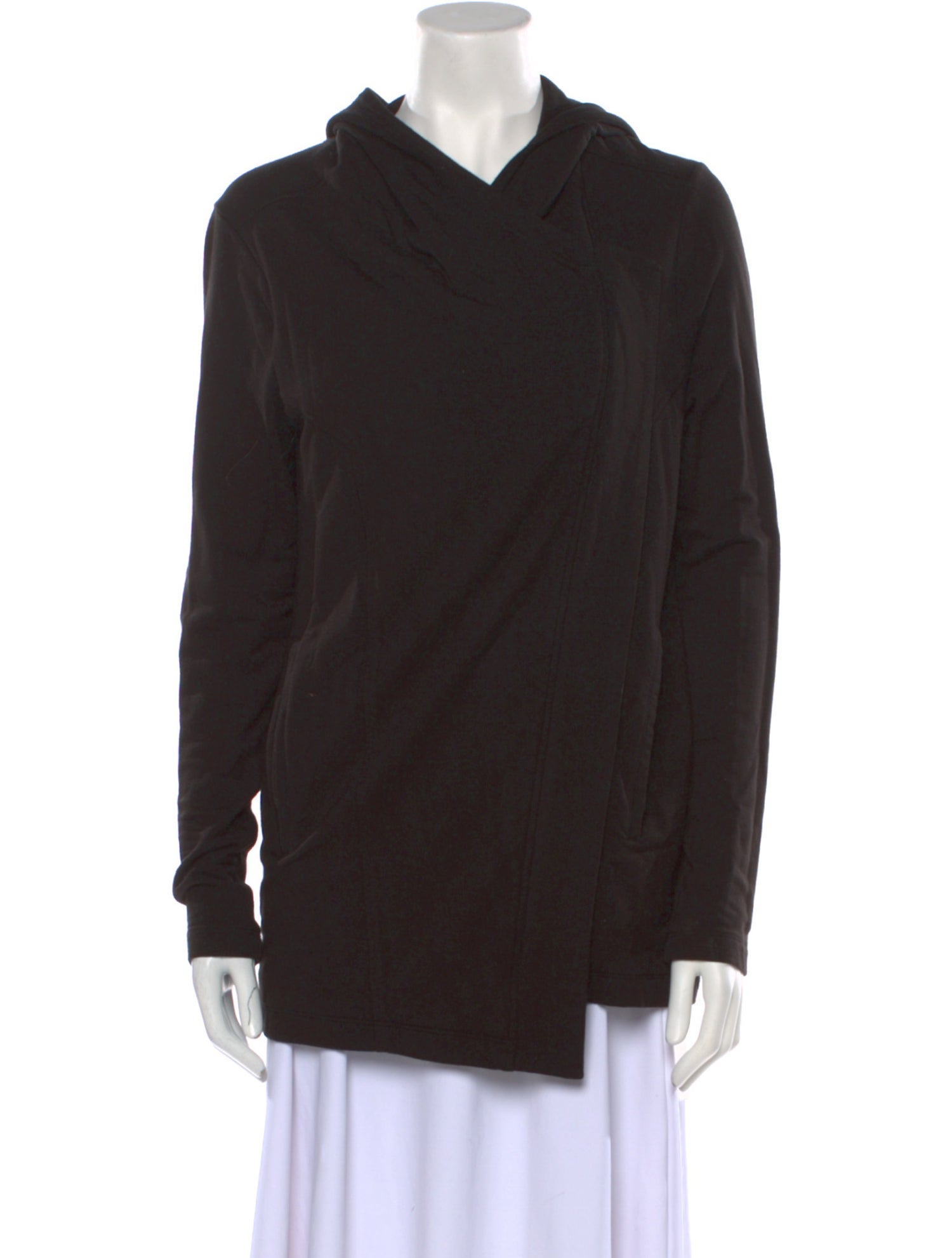 Helmut Lang Cowl Neck Long Sleeve Sweatshirt