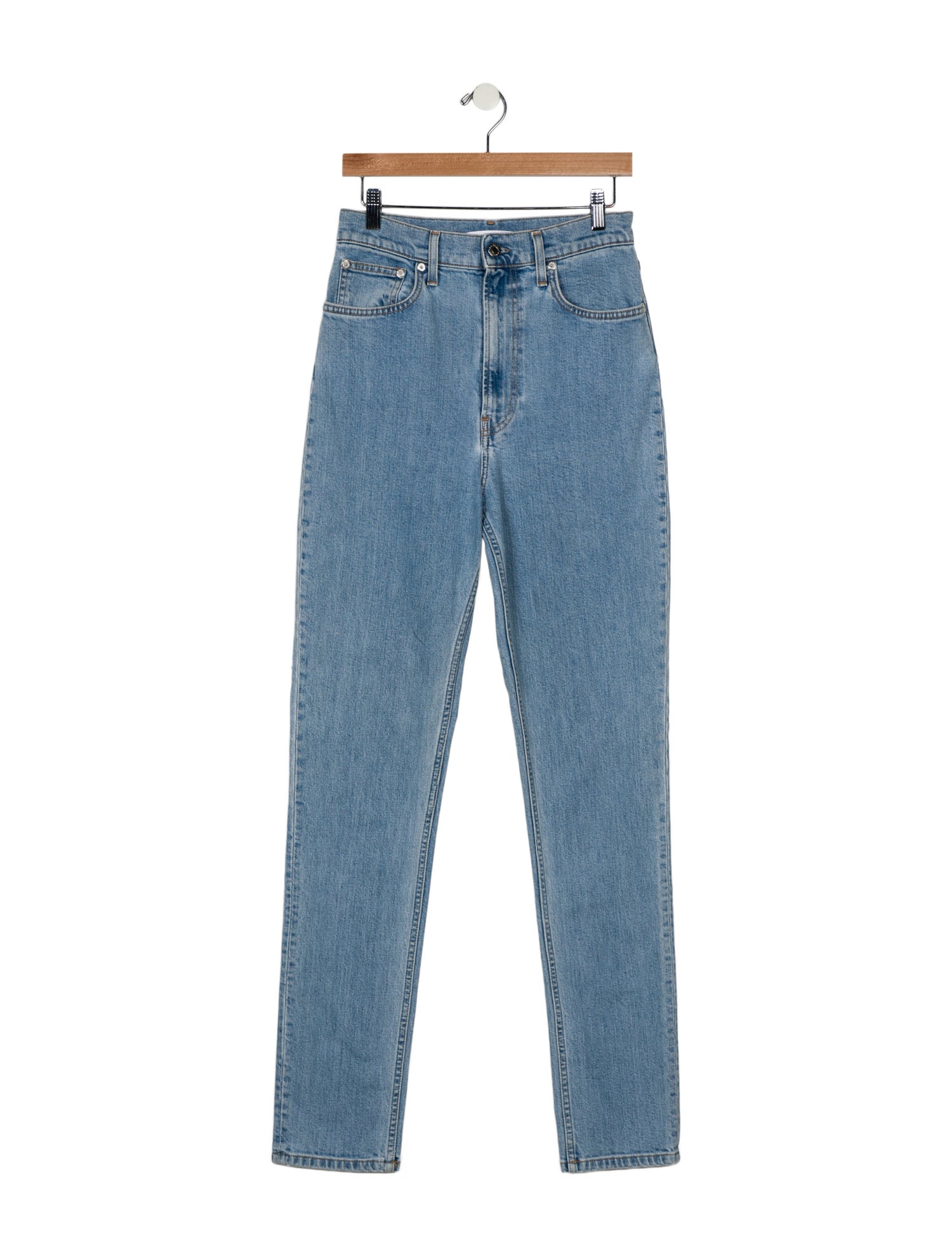Helmut Lang High-Rise Straight Leg Jeans