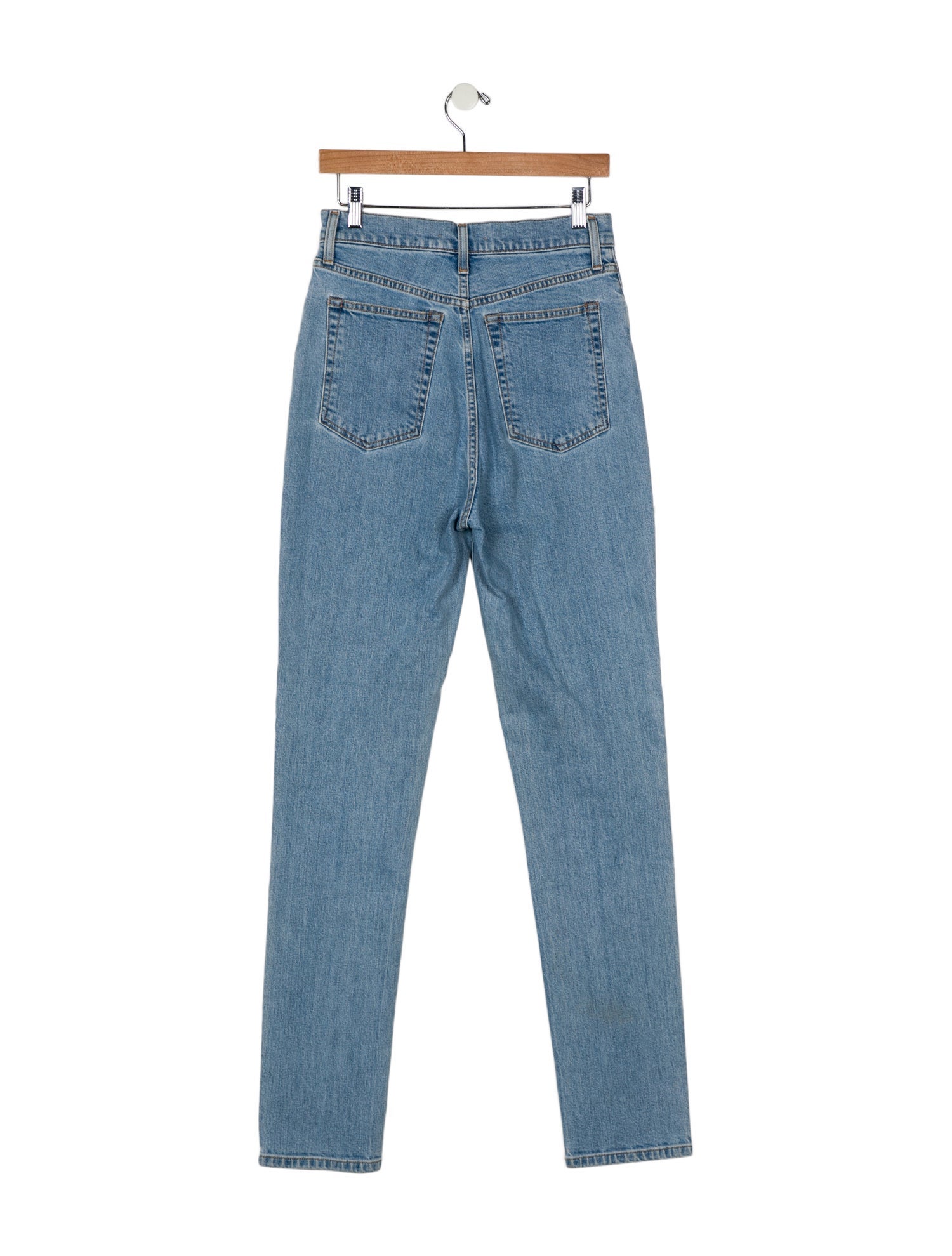 Helmut Lang High-Rise Straight Leg Jeans
