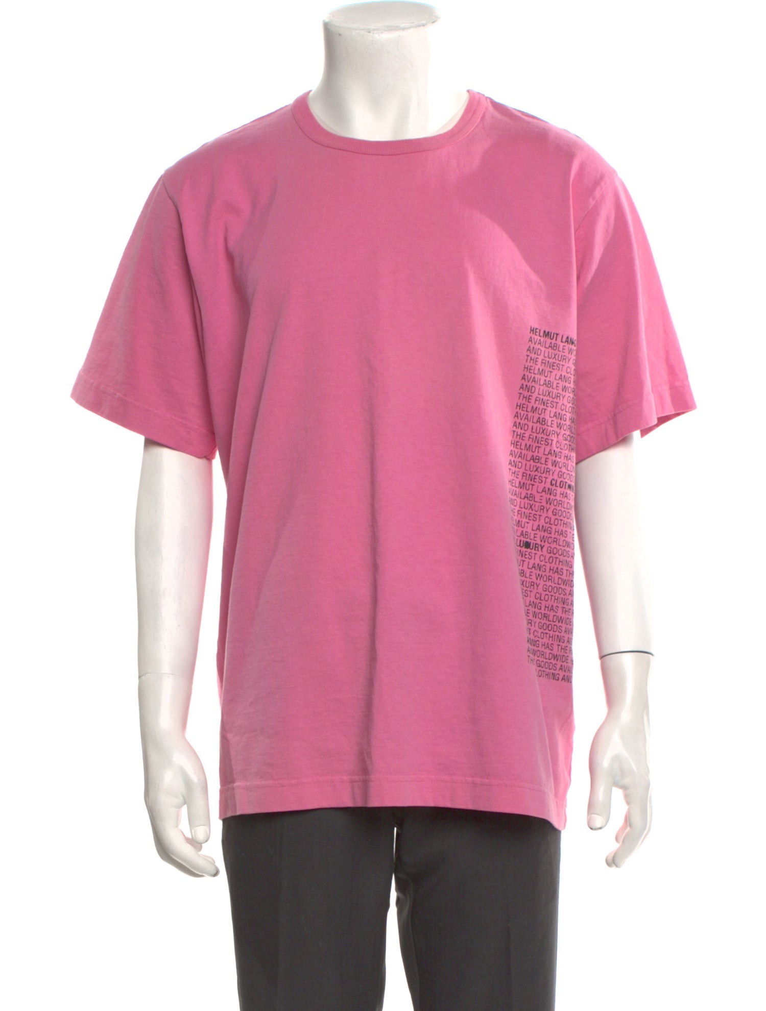 Helmut Lang Crew Neck Short Sleeve T-Shirt