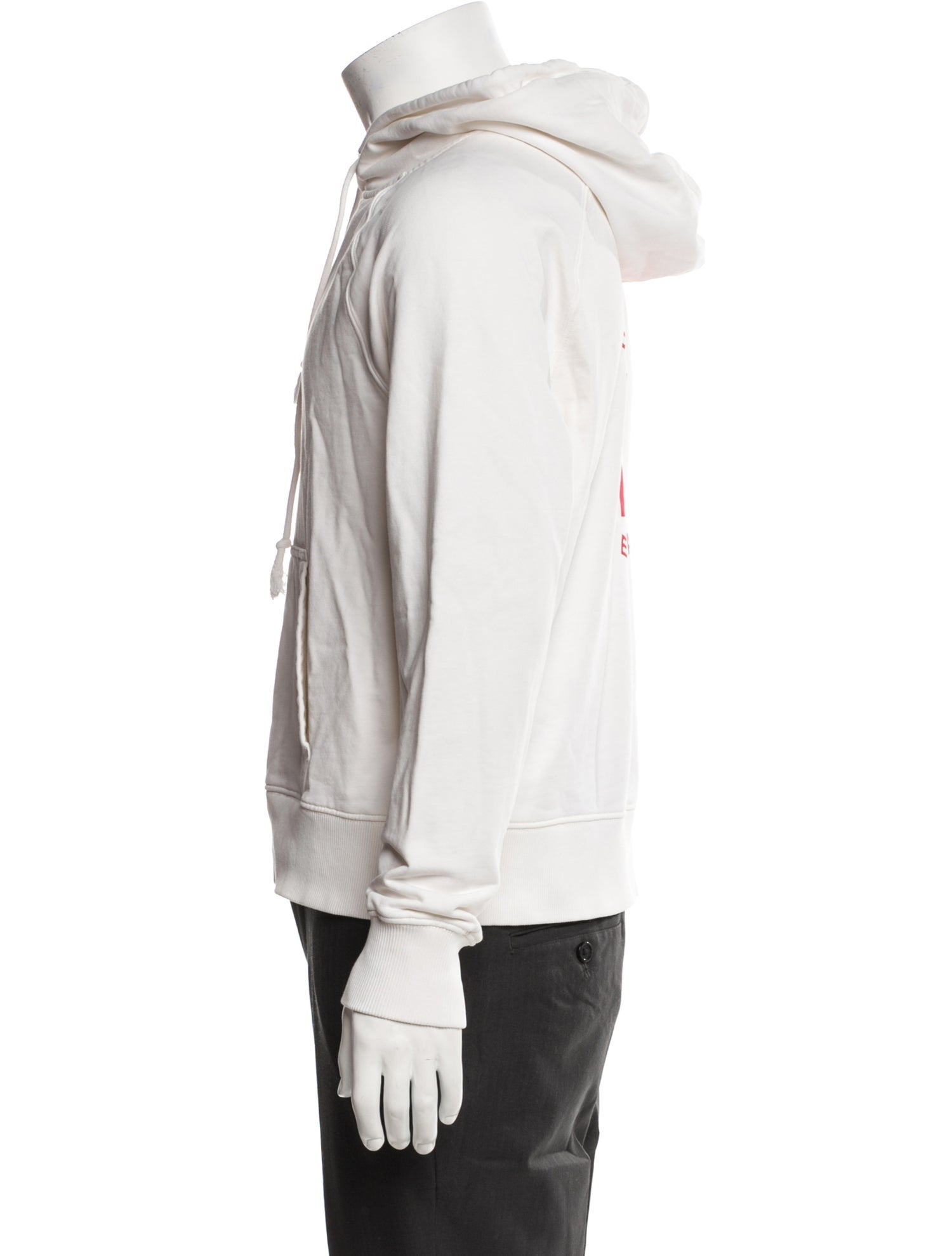 Helmut Lang Graphic Print Crew Neck Hoodie