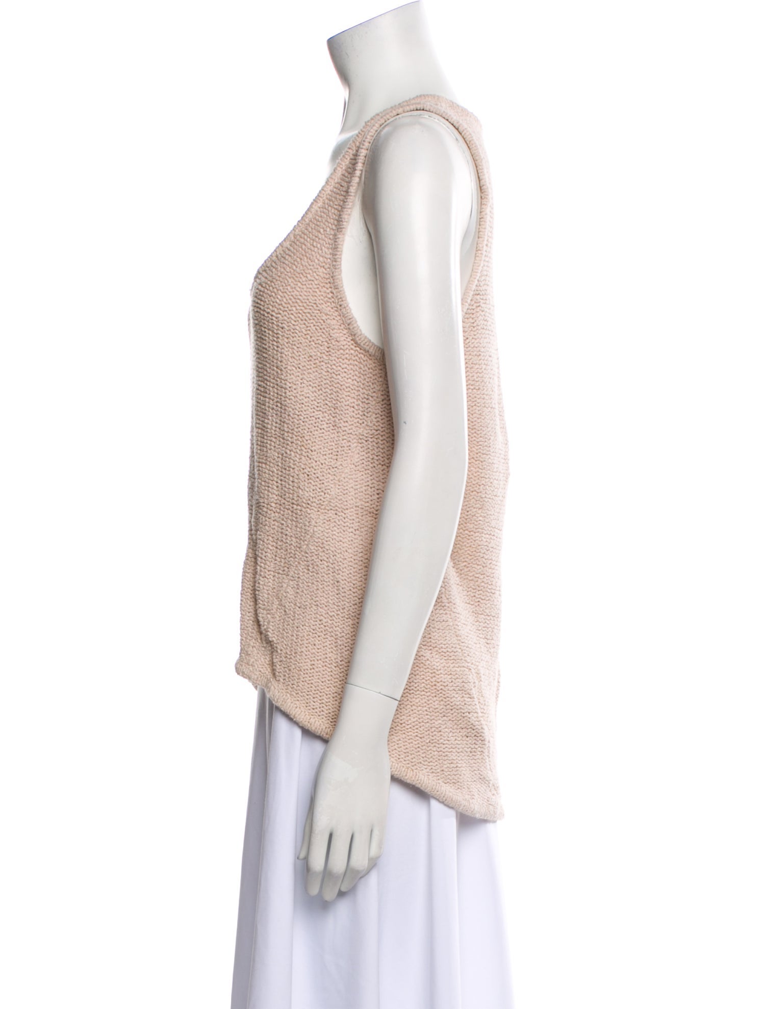 Helmut Lang Scoop Neck Sleeveless Top