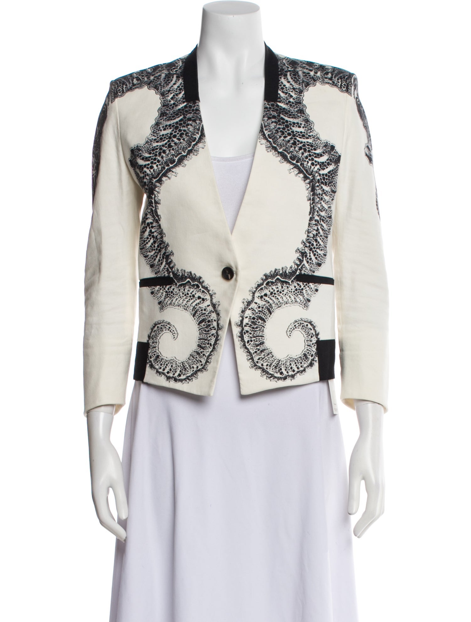 Helmut Lang Graphic Print Vest