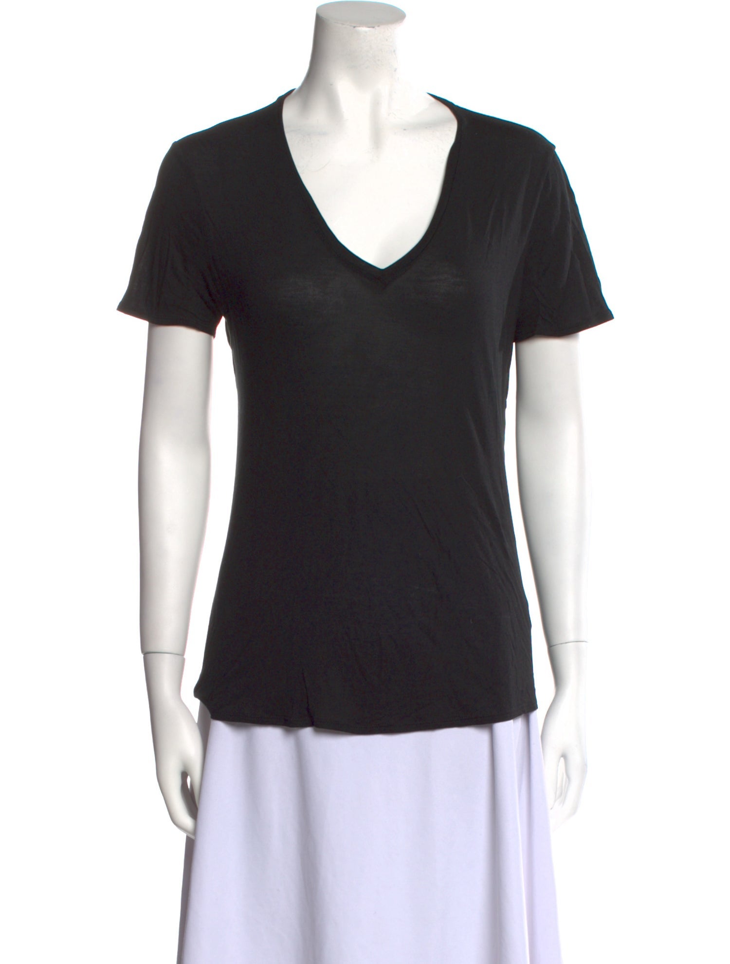 Helmut Lang V-Neck Short Sleeve T-Shirt