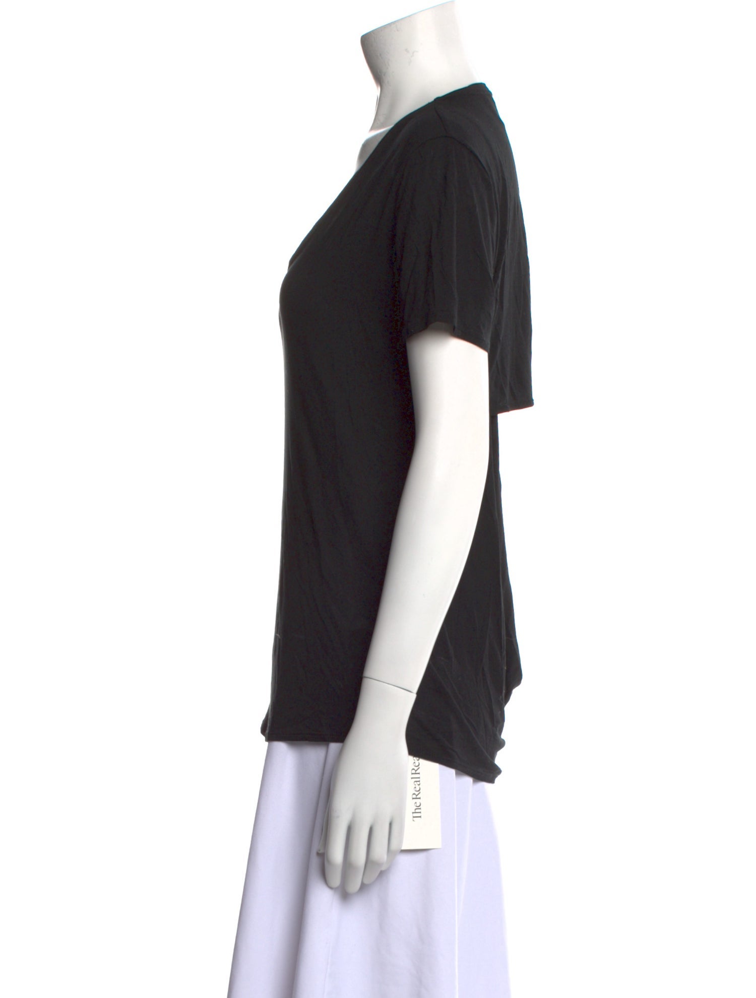 Helmut Lang V-Neck Short Sleeve T-Shirt