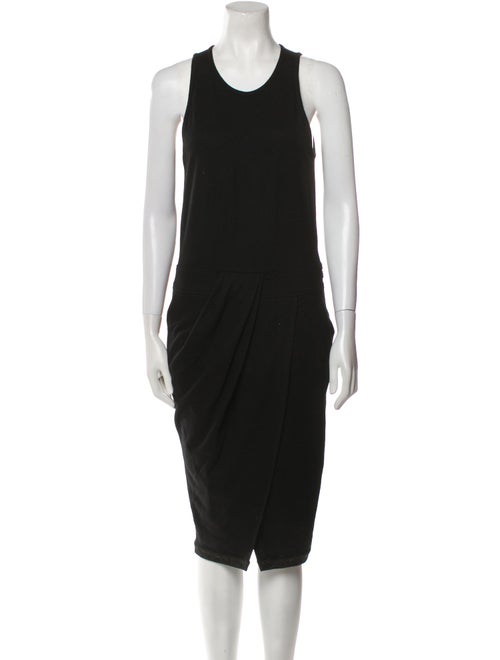 Helmut Lang Wool Midi Length Dress