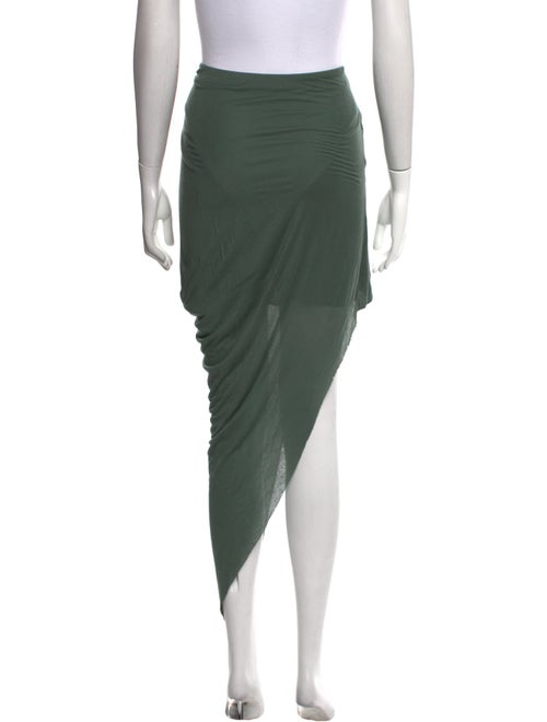 Helmut Lang Raw-Edge Trim Midi Length Skirt