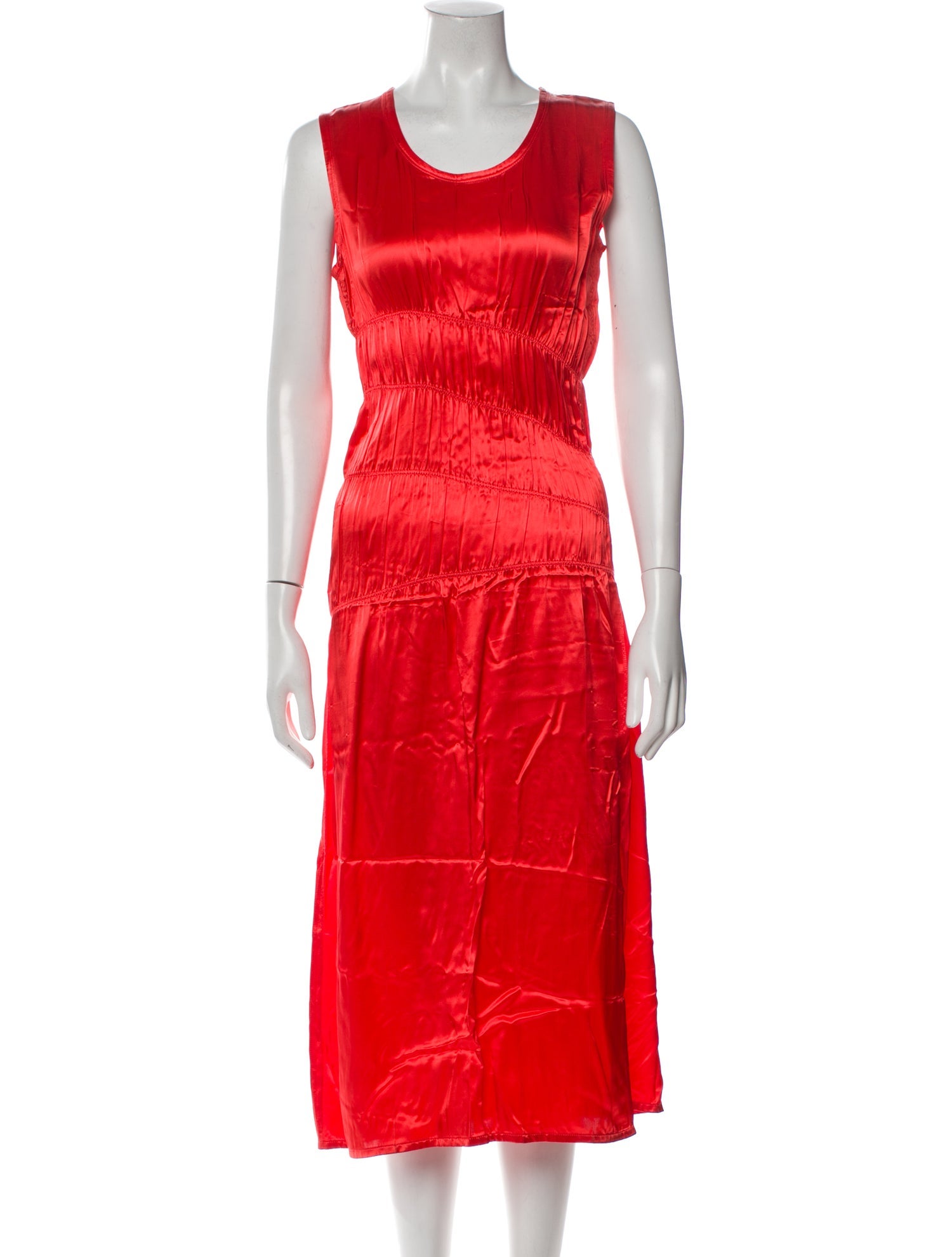 Helmut Lang Scoop Neck Midi Length Dress w/ Tags