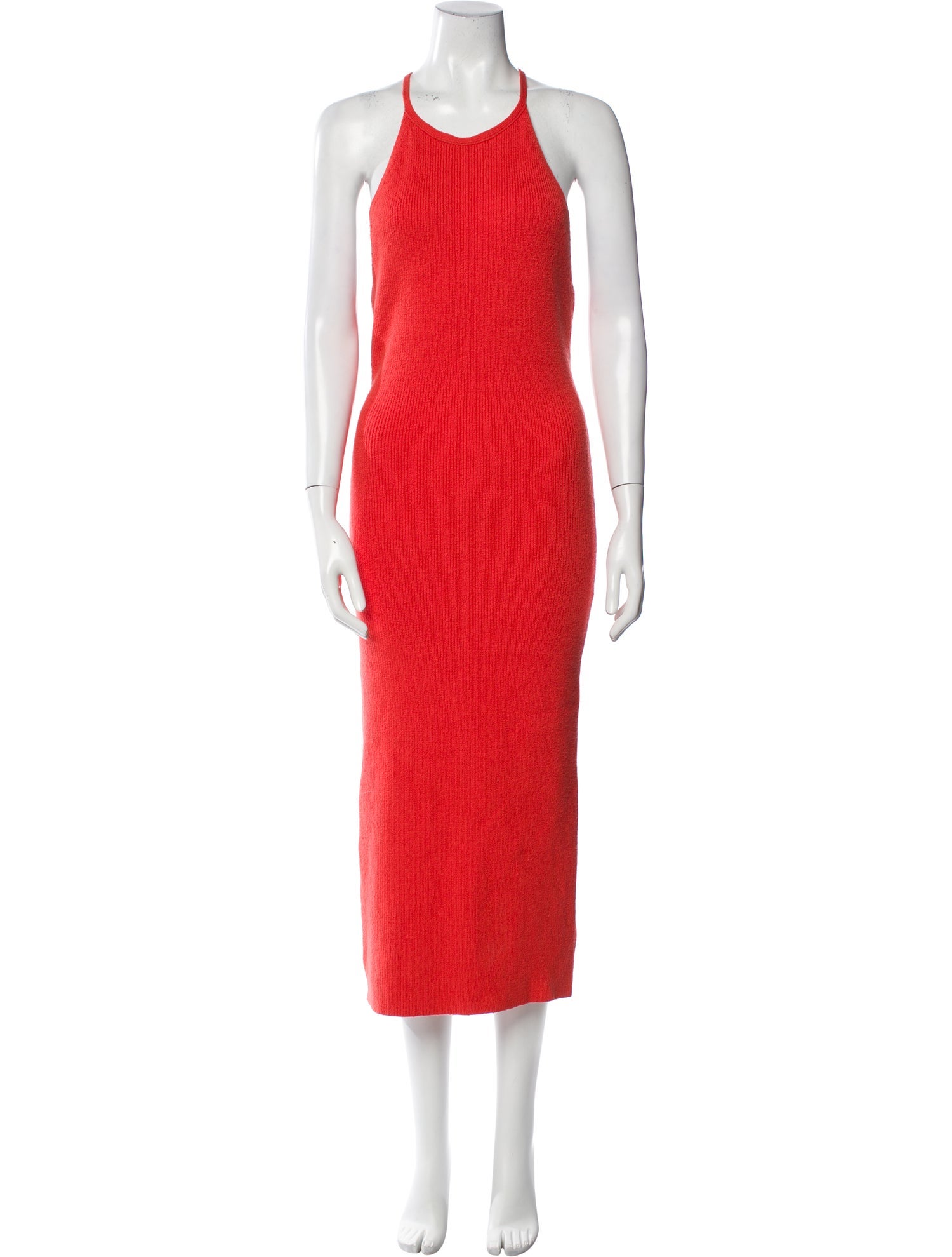 Helmut Lang Crew Neck Long Dress