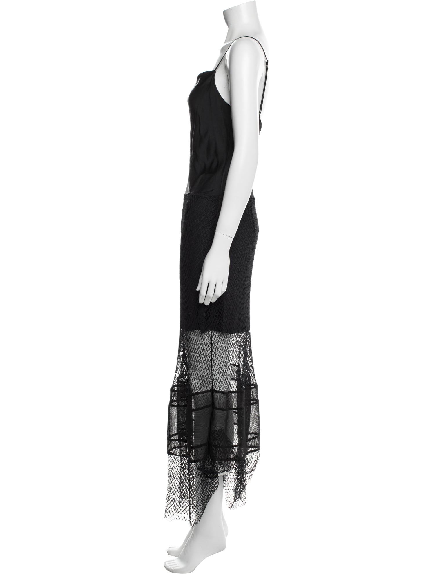 Helmut Lang Square Neckline Long Dress